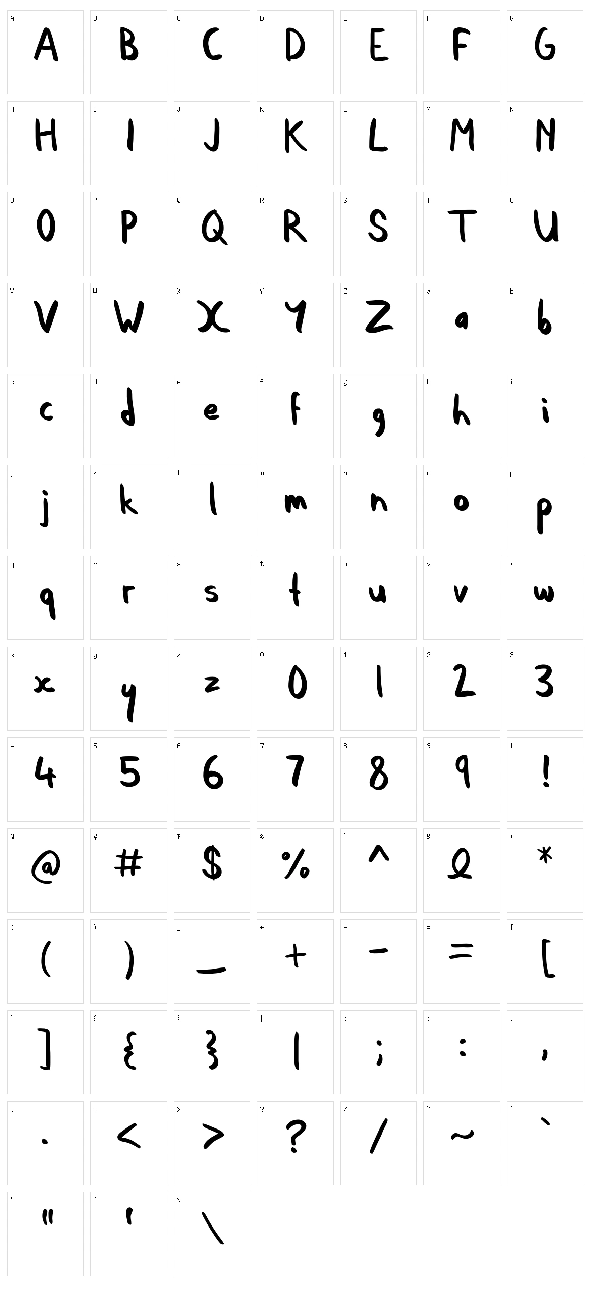 Dylan Character Set