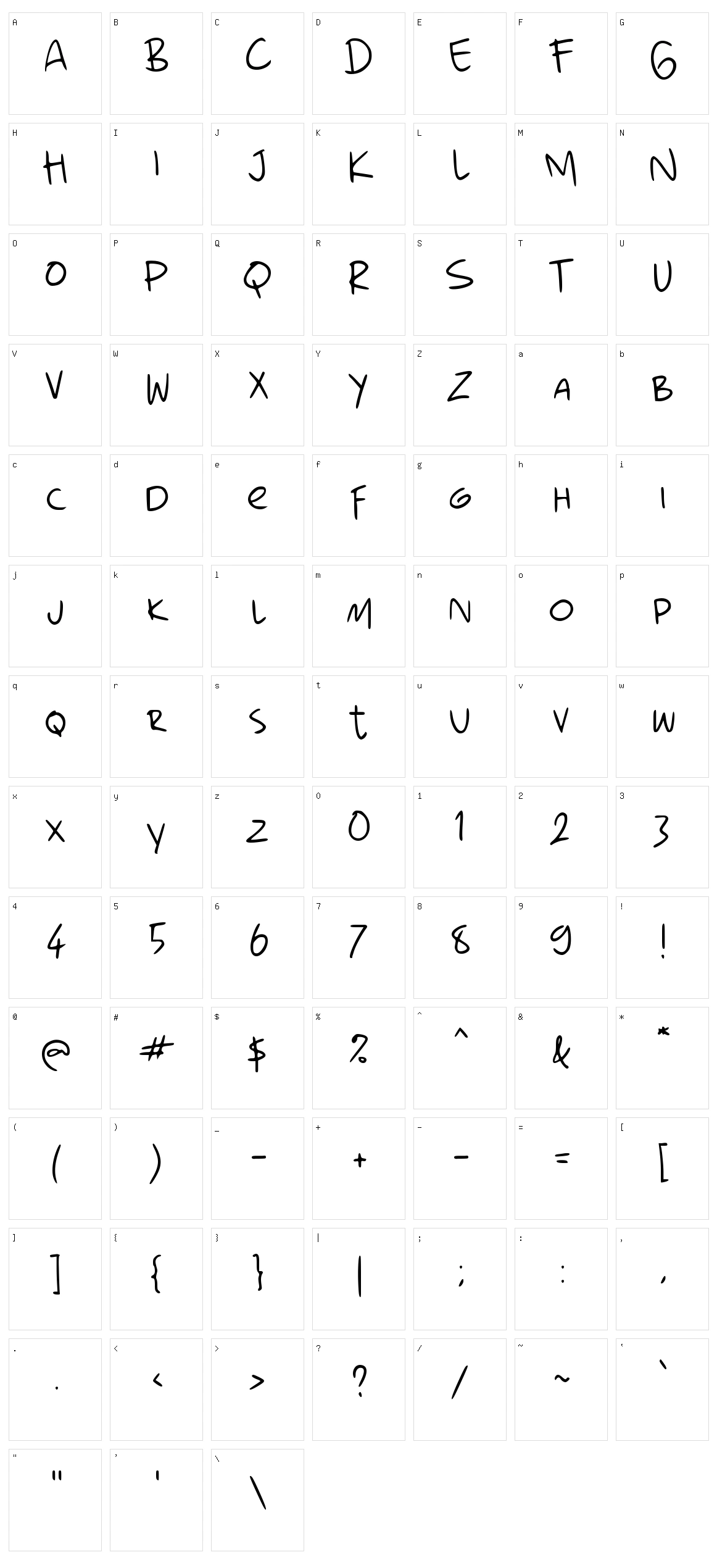 e Earning Character Set