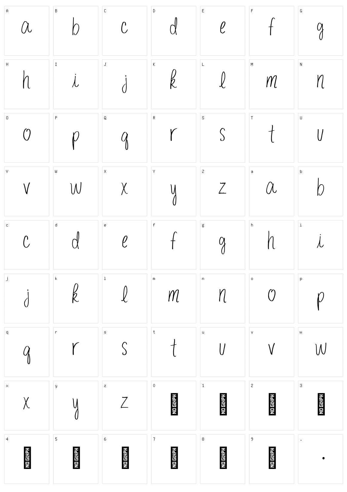 Easy Morning Character Set