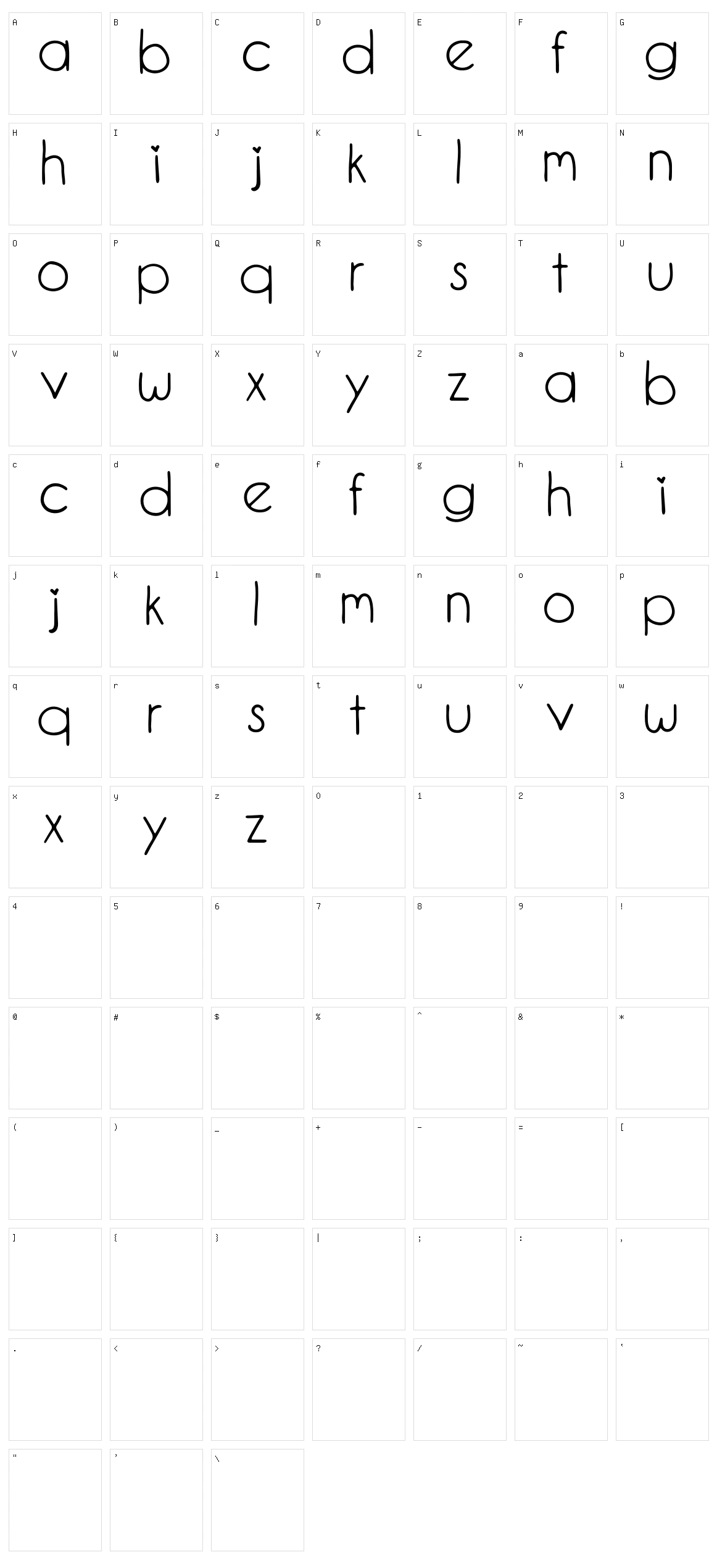 Ellie Mae Character Set
