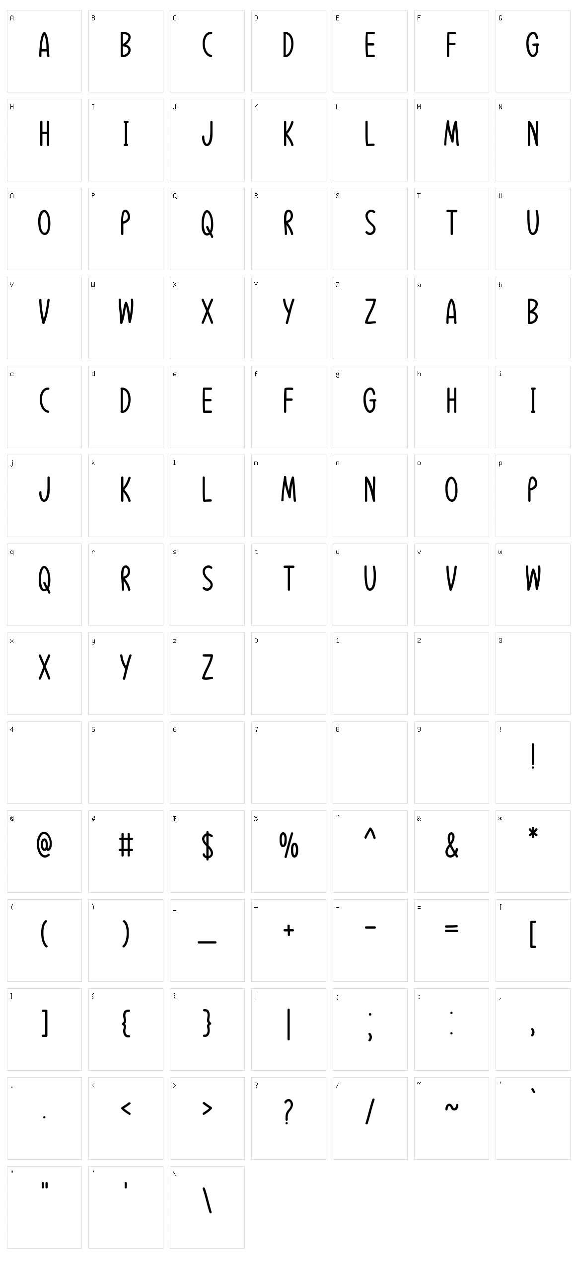 Emotional Expression Character Set
