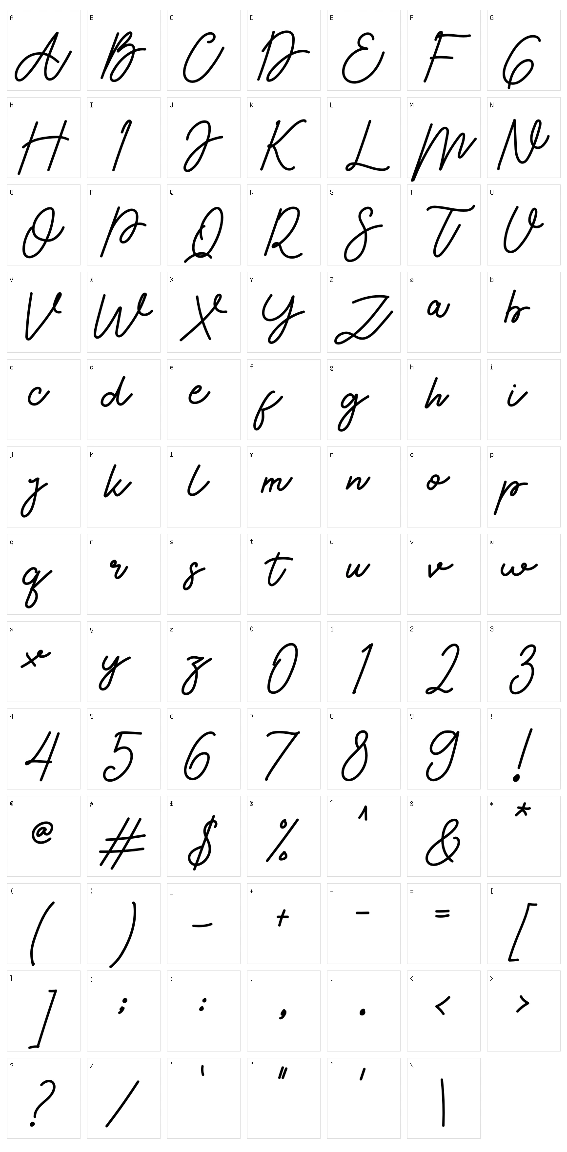 Enttosa Character Set