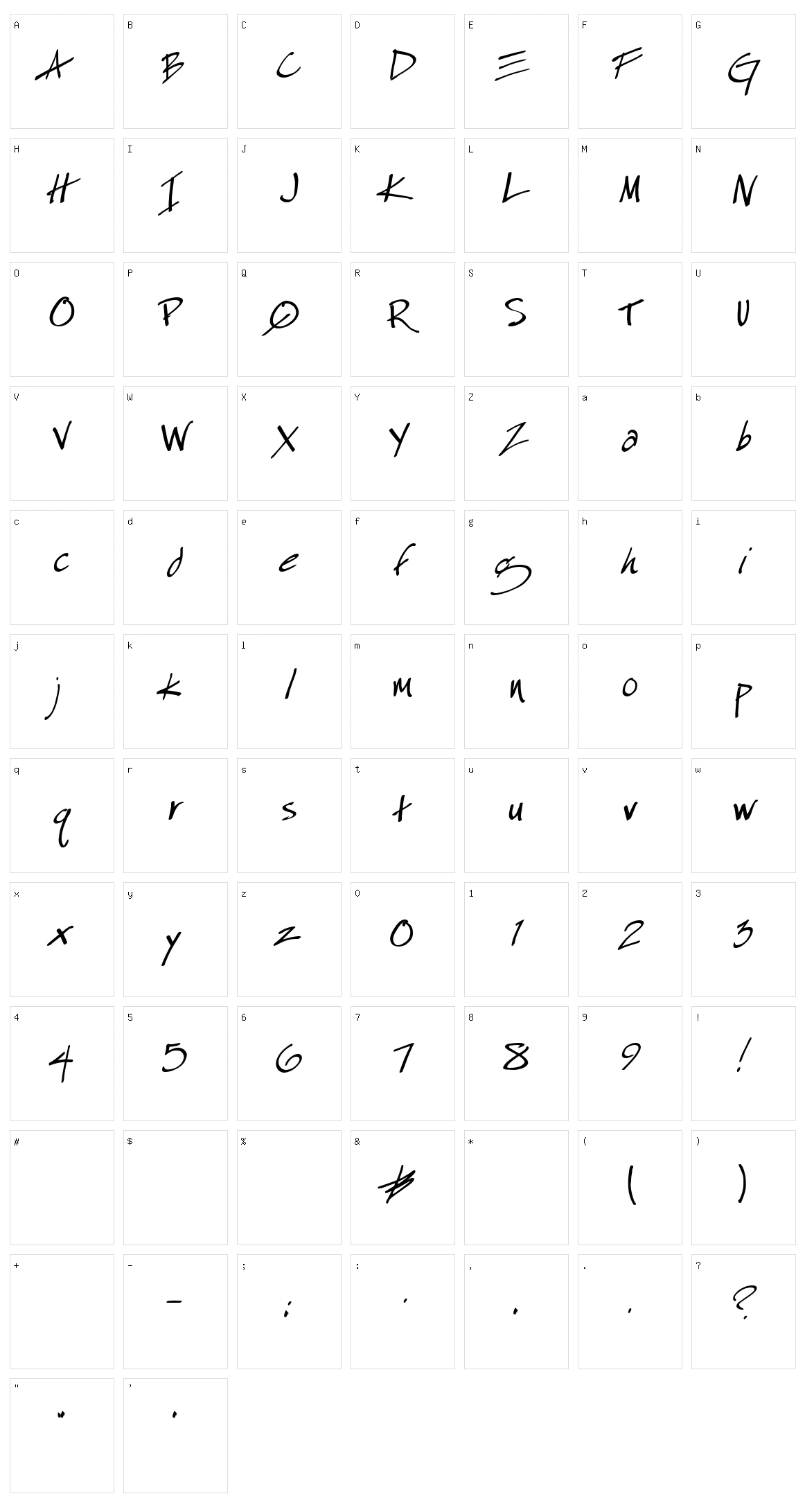 Especial Kay Character Set