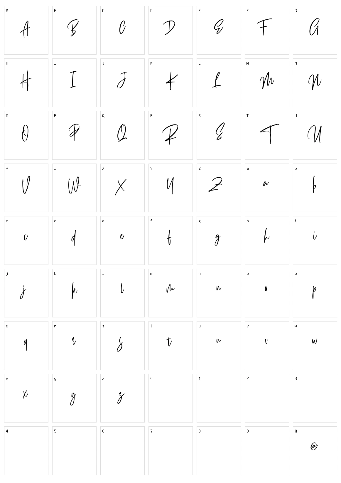 Exposedly Character Set