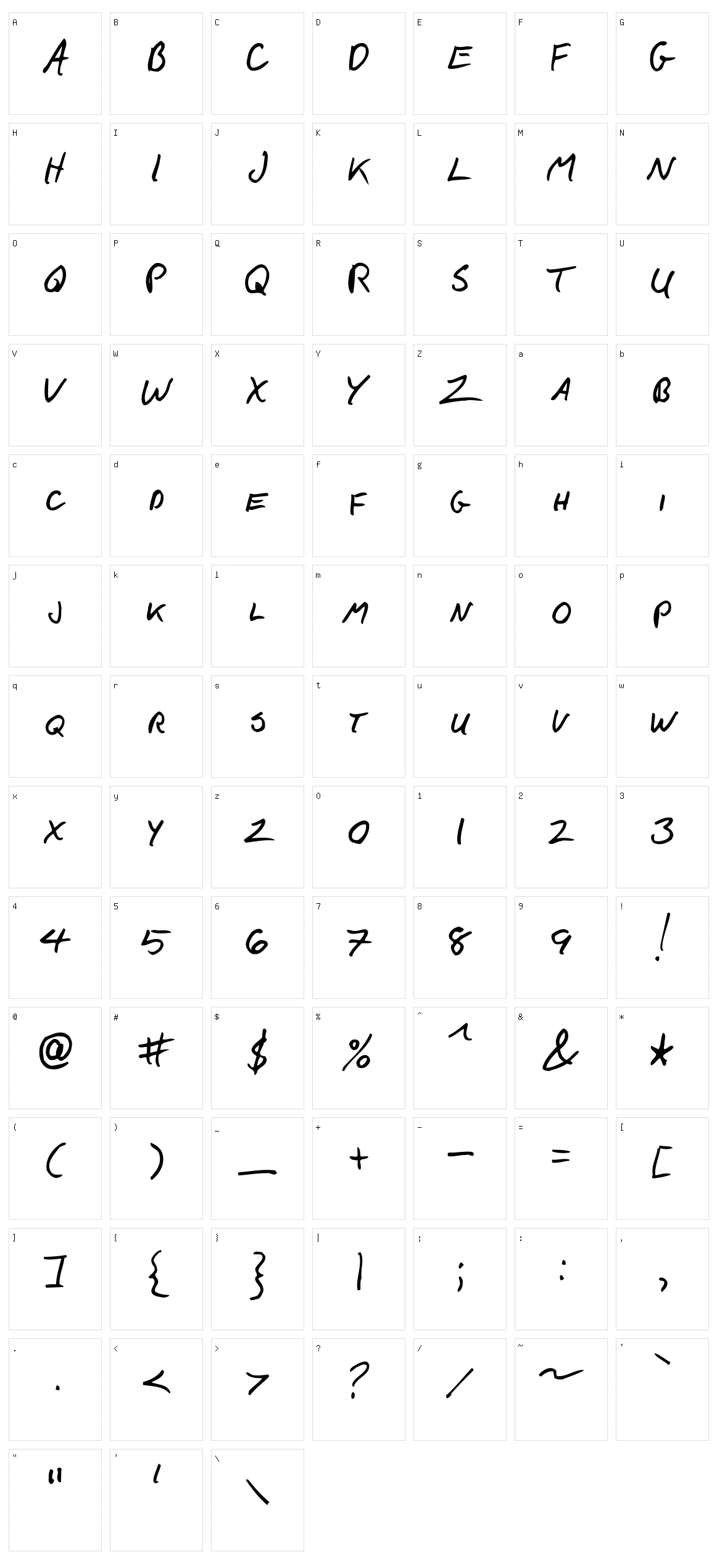 F*ck Beans Character Set
