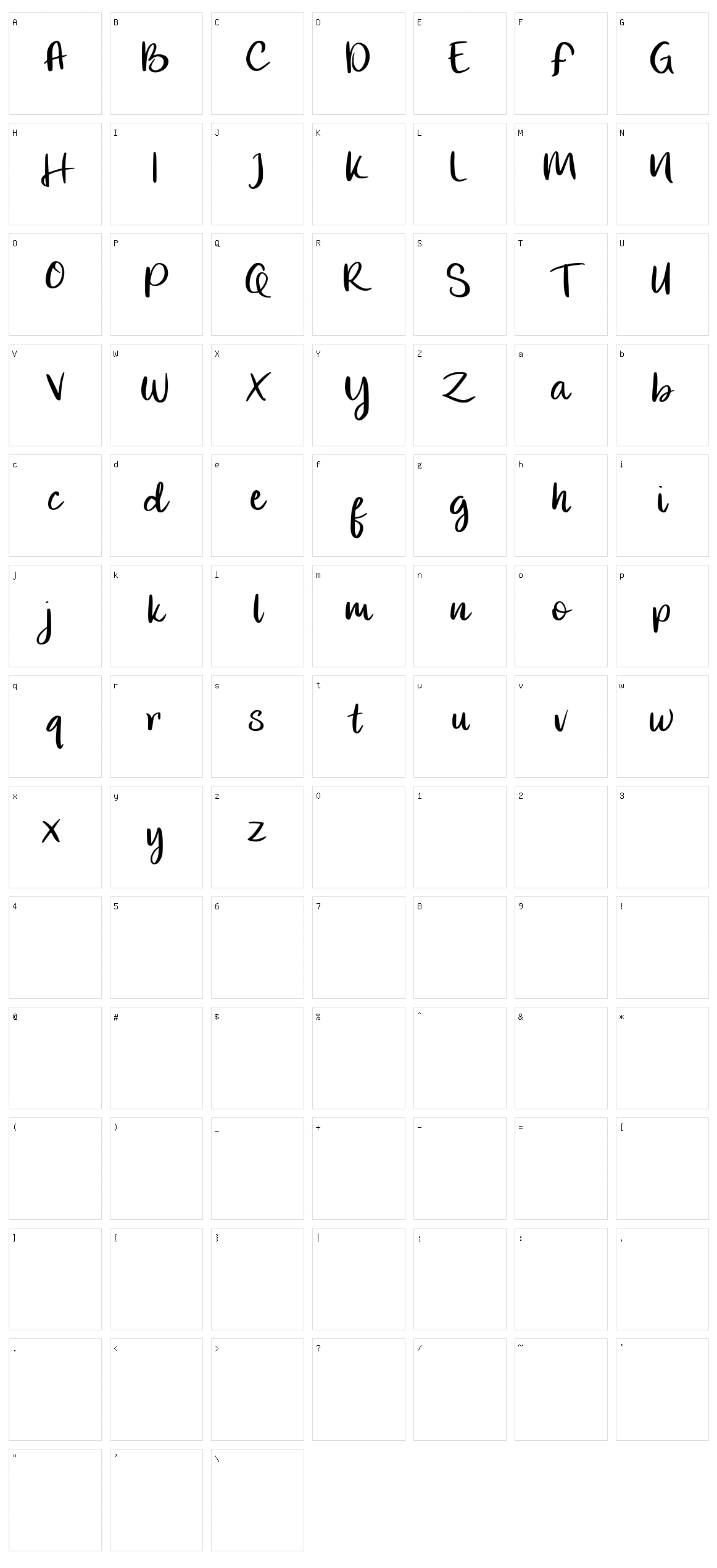 Famous Character Set