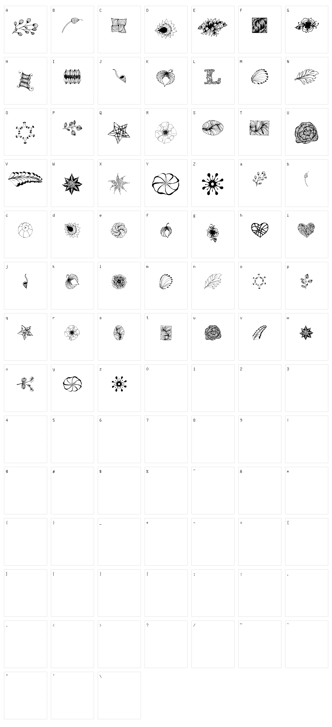 Digi Stamps One Character Set