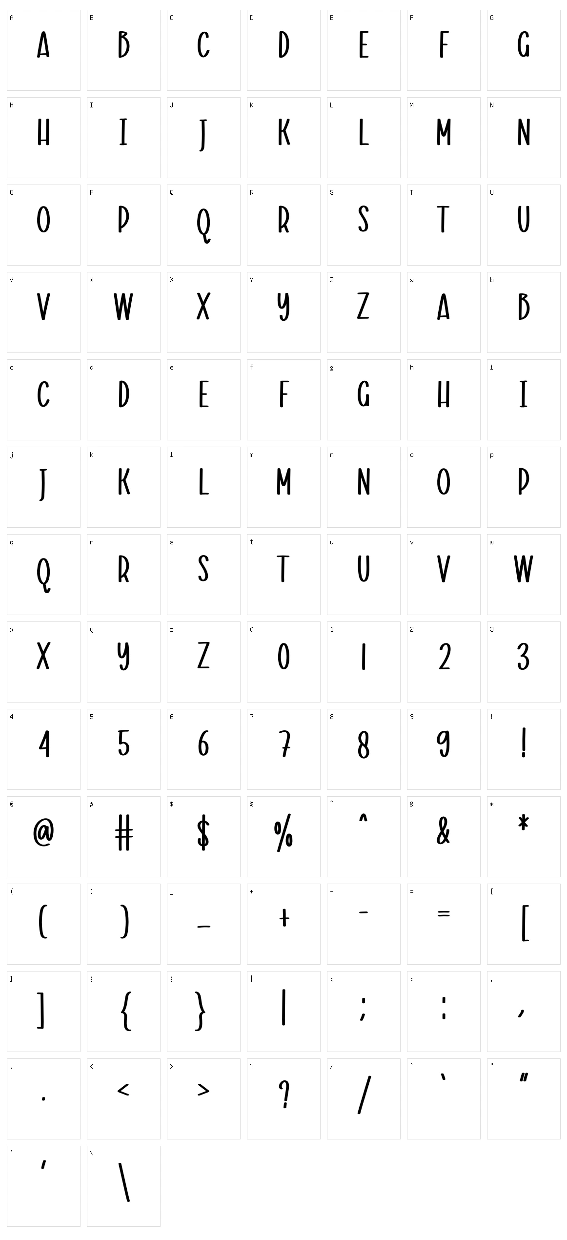 Farmhouse Character Set