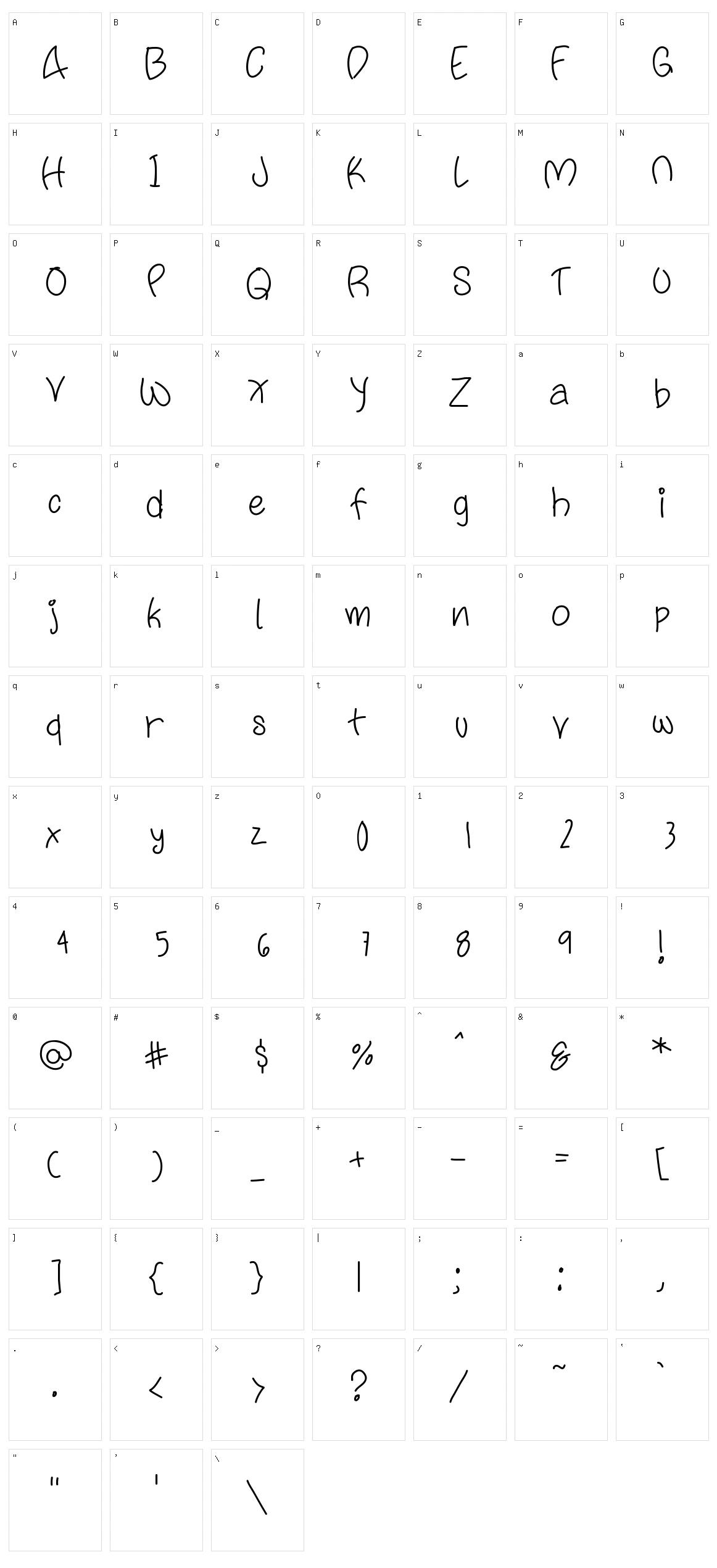 Fatty Pants Character Set