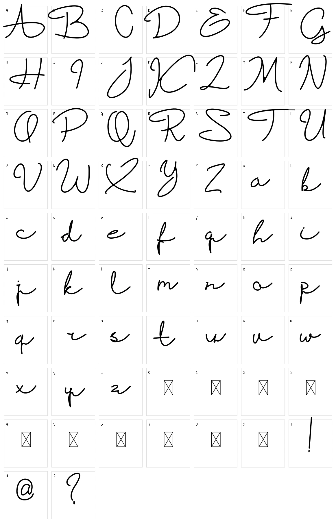 Firpi Lephril Character Set
