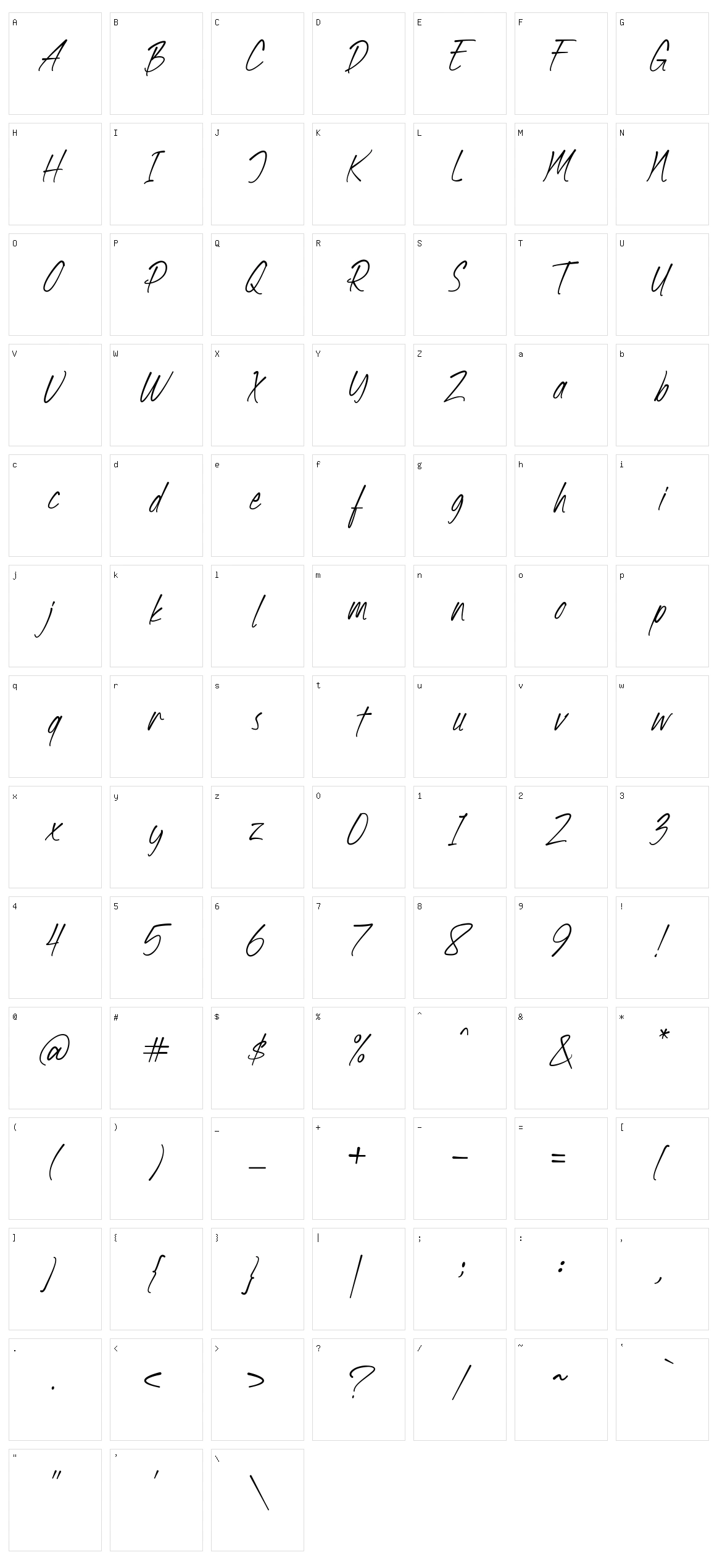Fishingrod Character Set