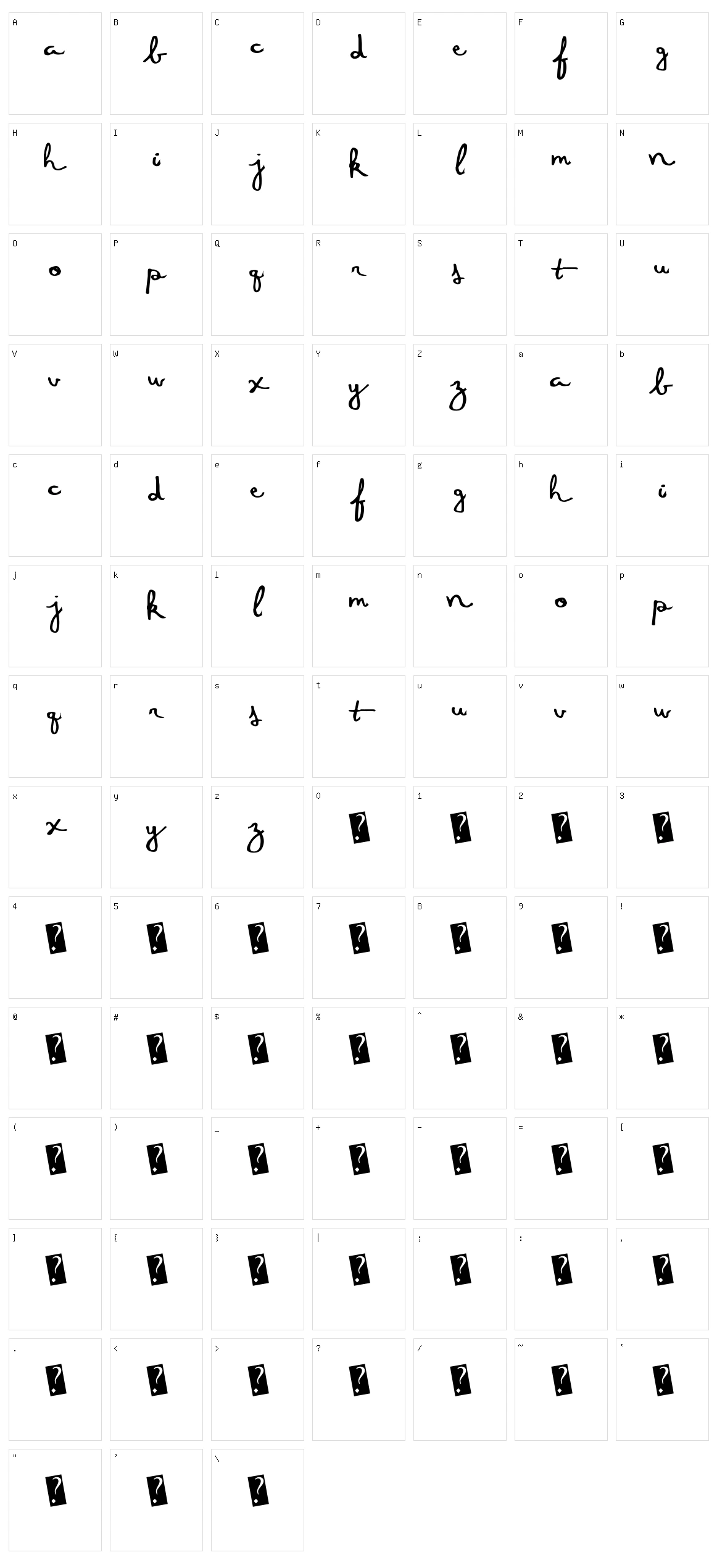 Five Dozen Character Set