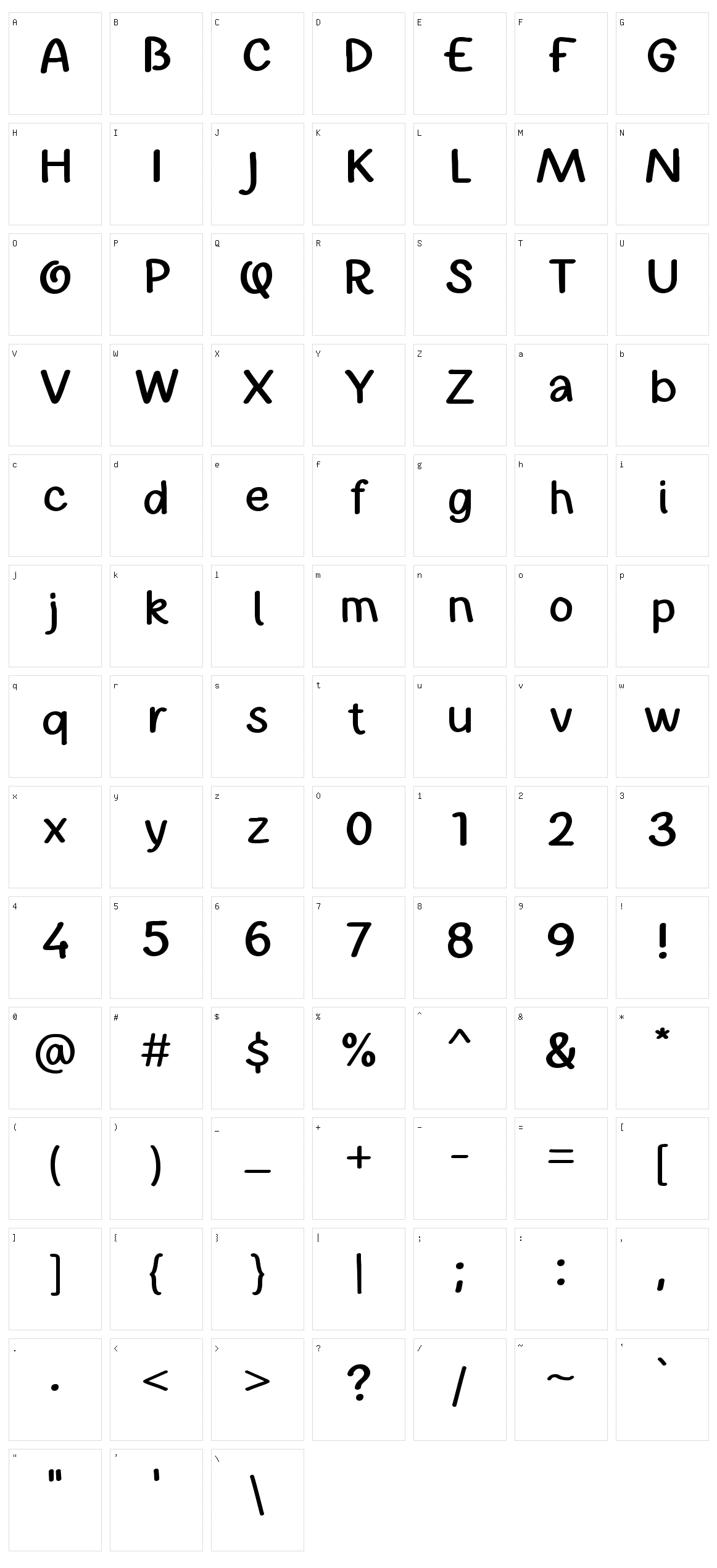 Flow Cake Character Set