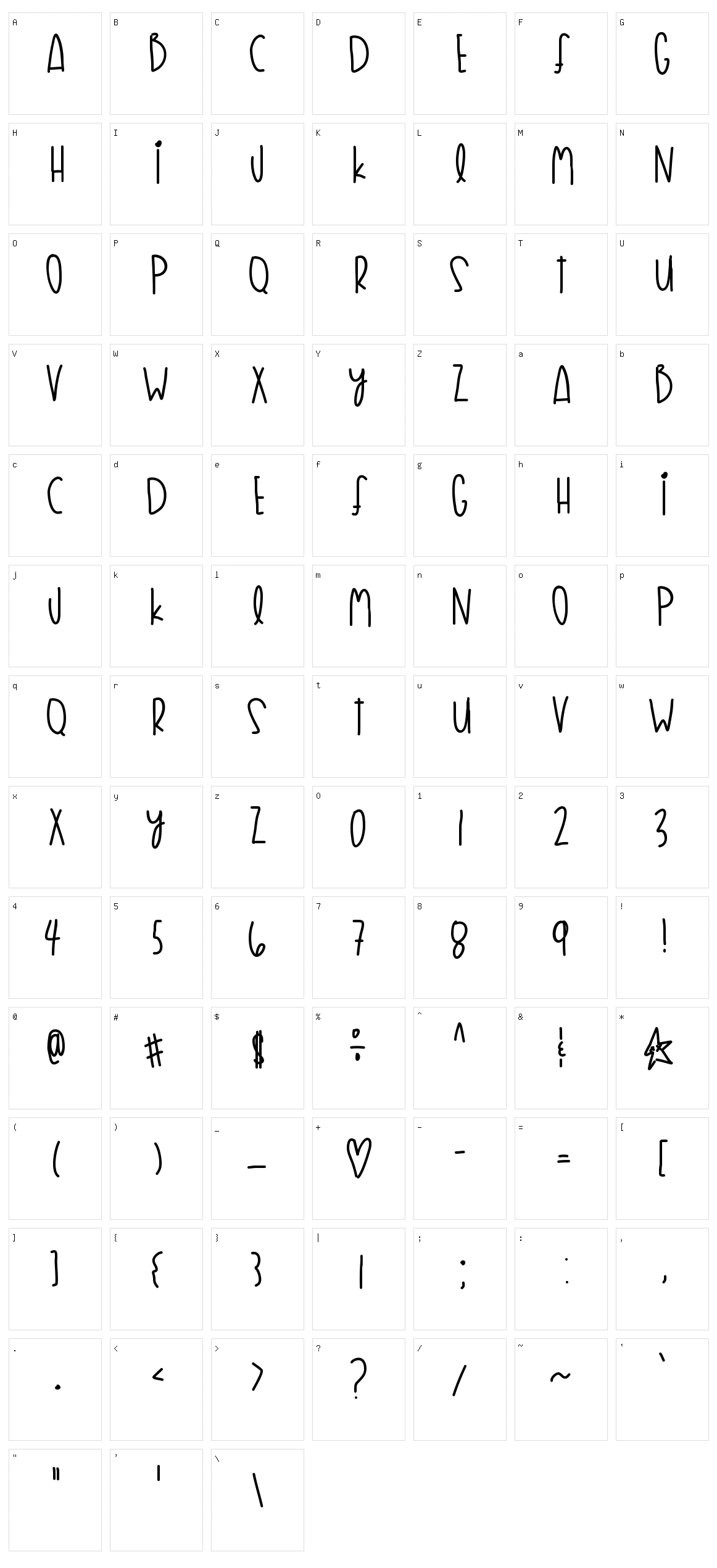Flyknit Life Character Set