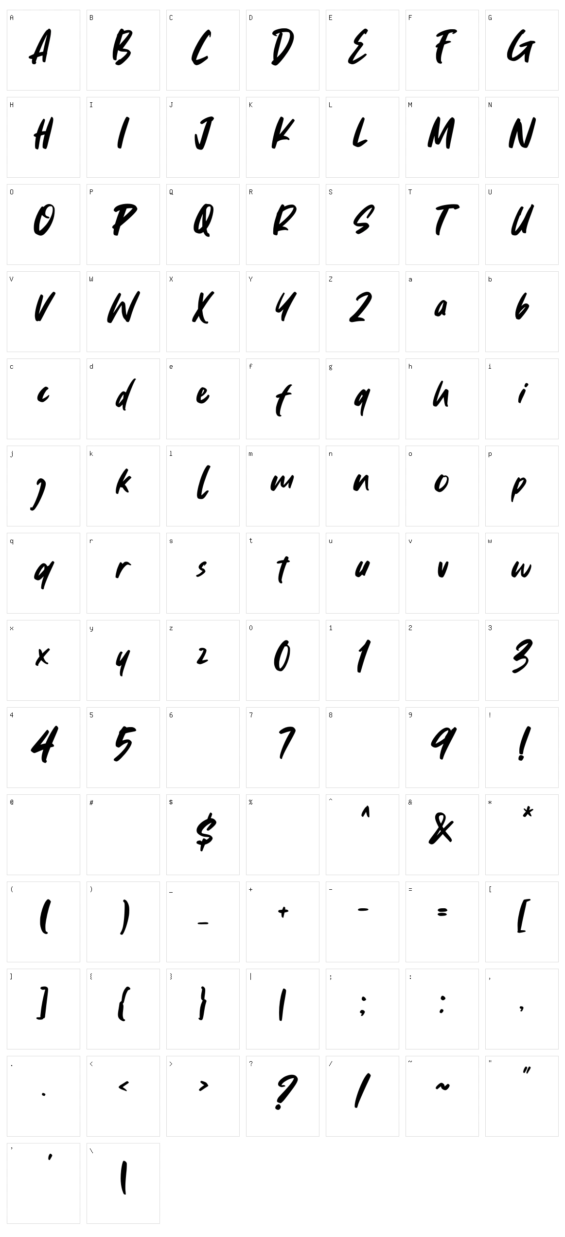 Fried Cassava Character Set