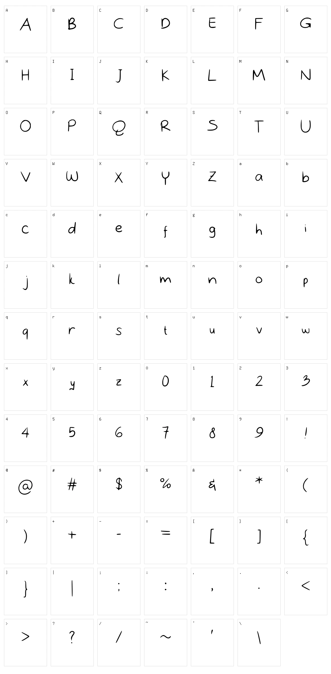 FuckYou Character Set