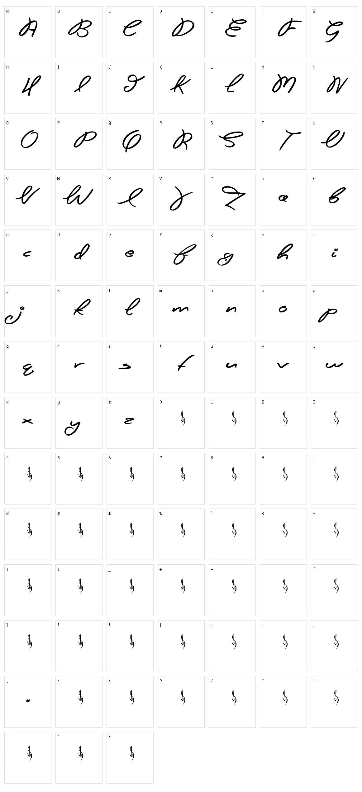 Futures Past Character Set