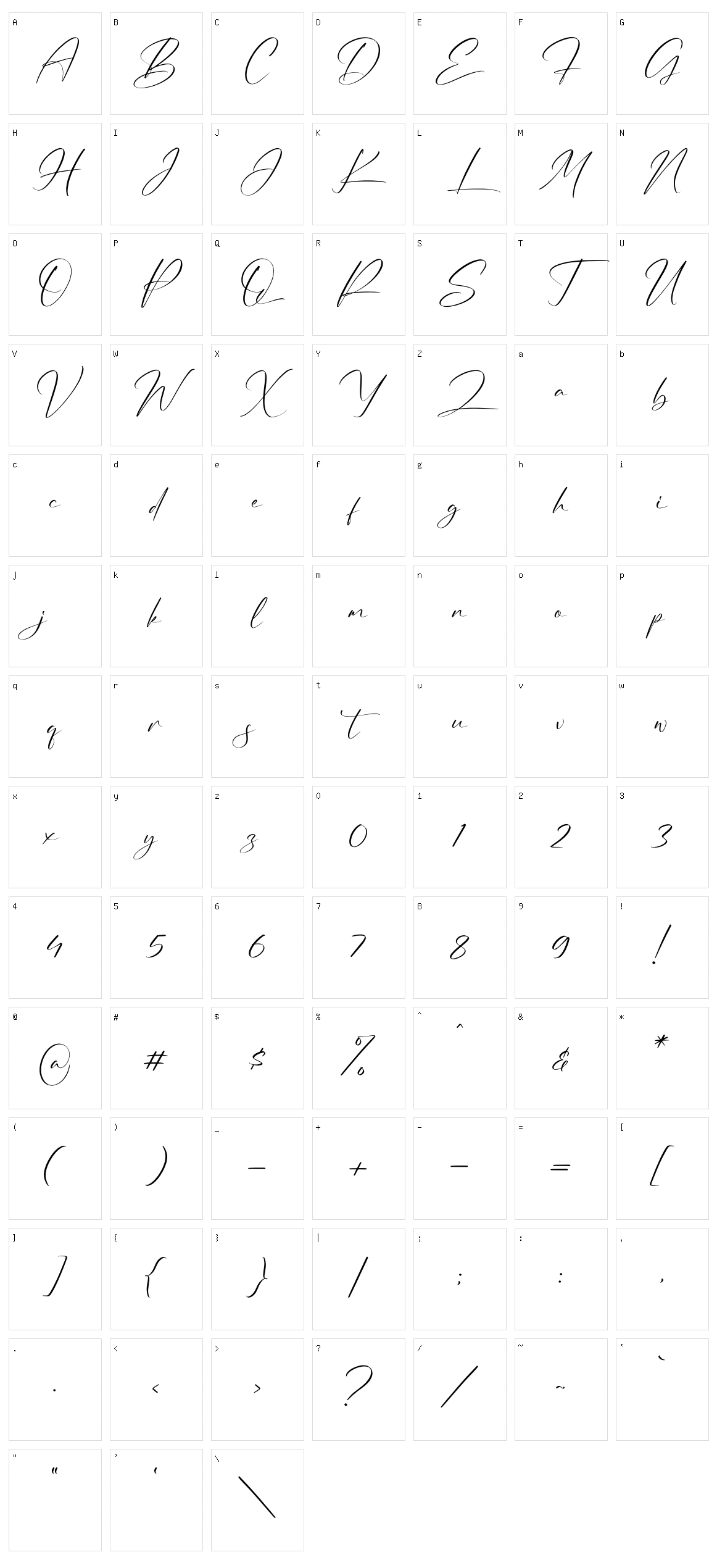 Futuristic Bright Character Set