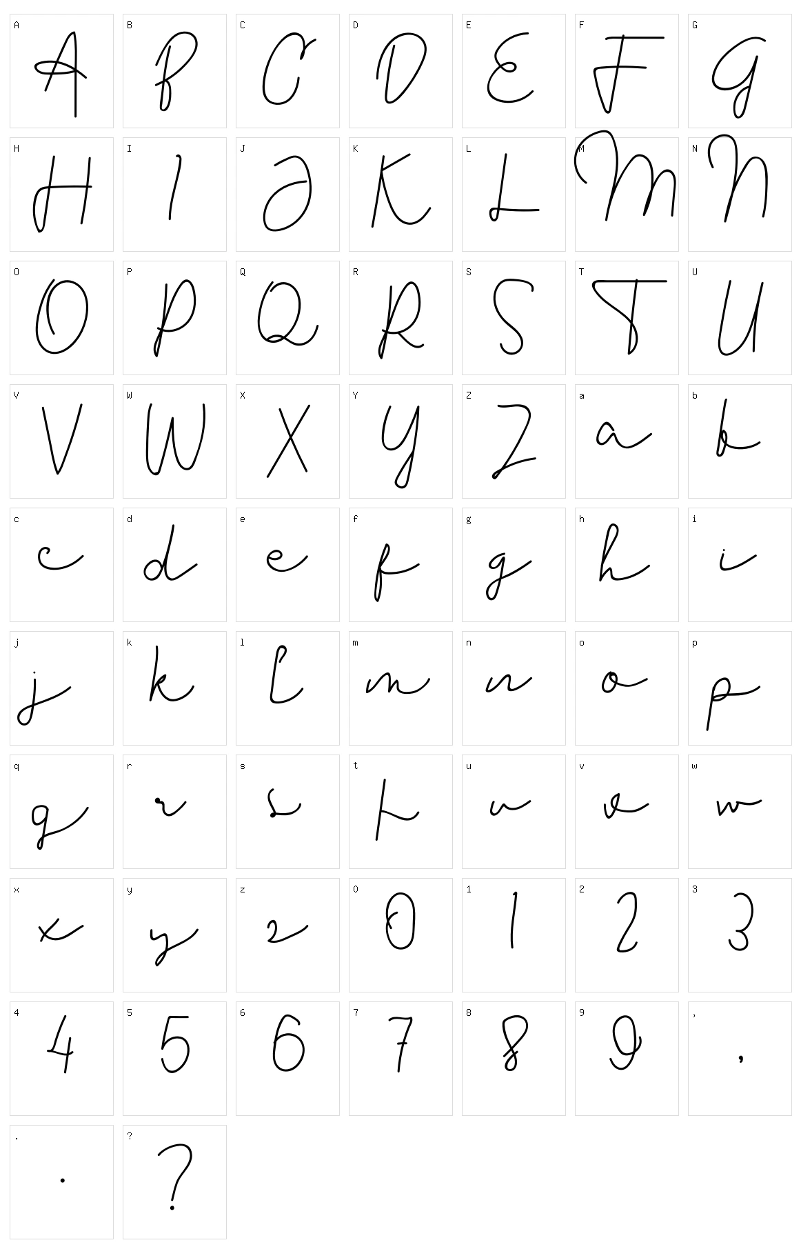 Gabriello Character Set