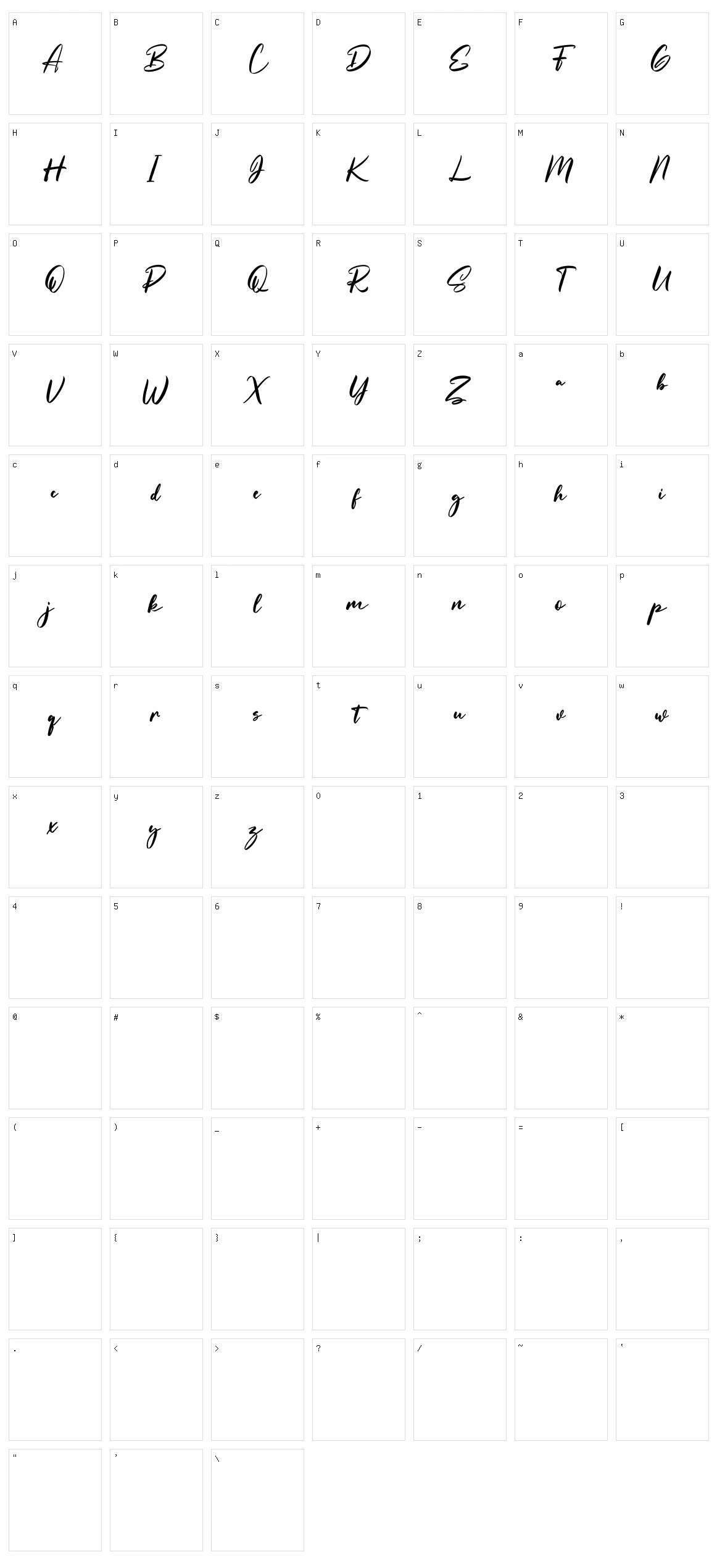 Gastank Character Set