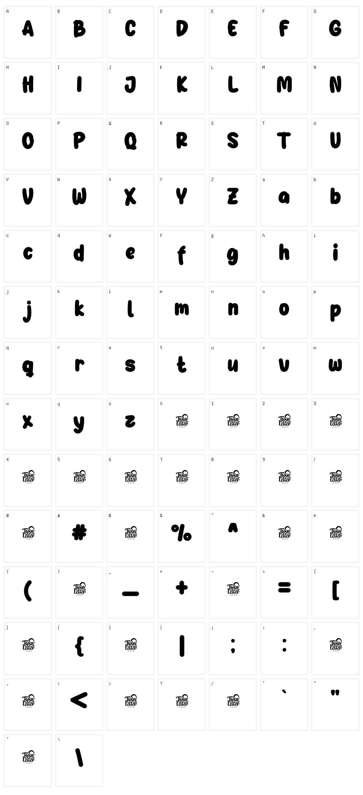 Gefuh Character Set