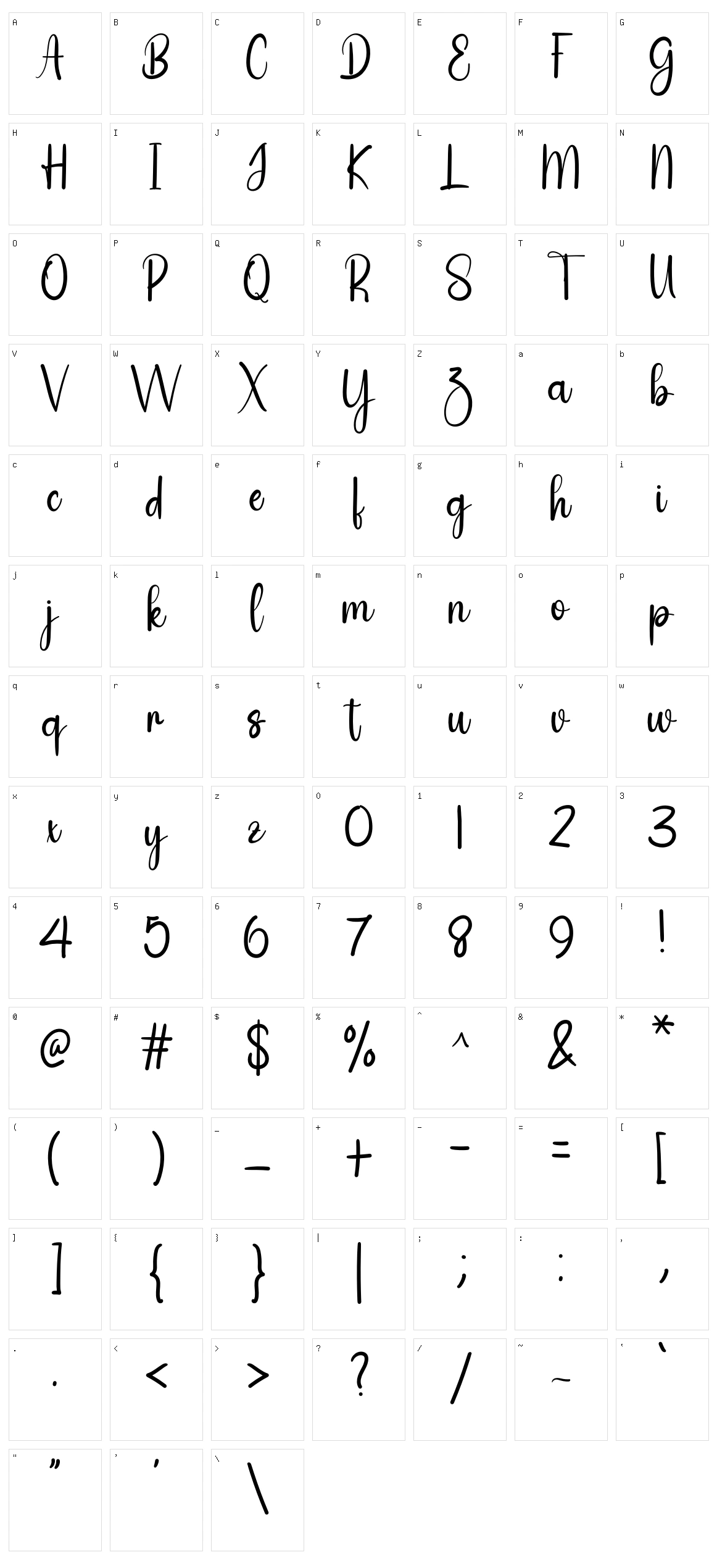 Gelantis Character Set
