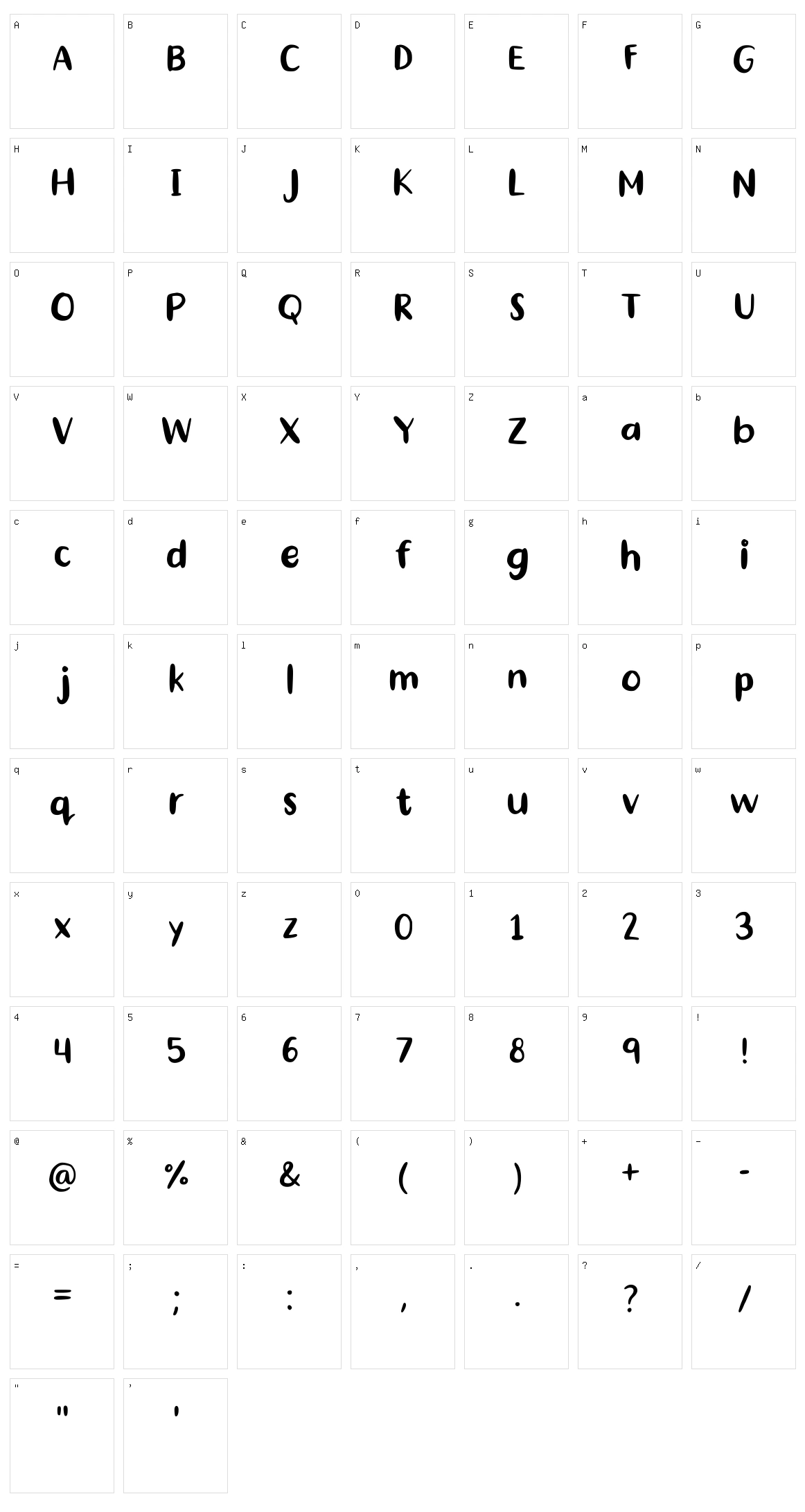Gen Character Set