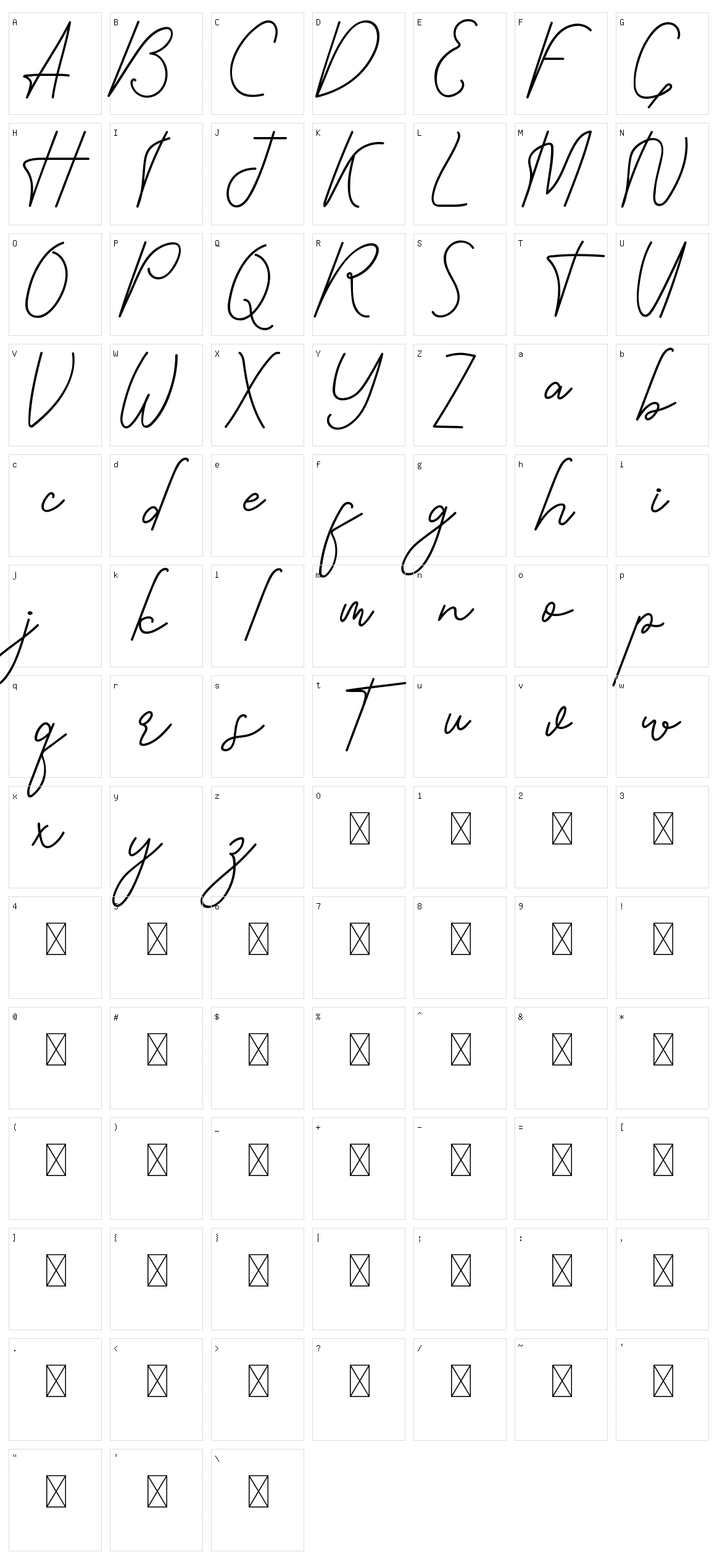 Goodselves Character Set