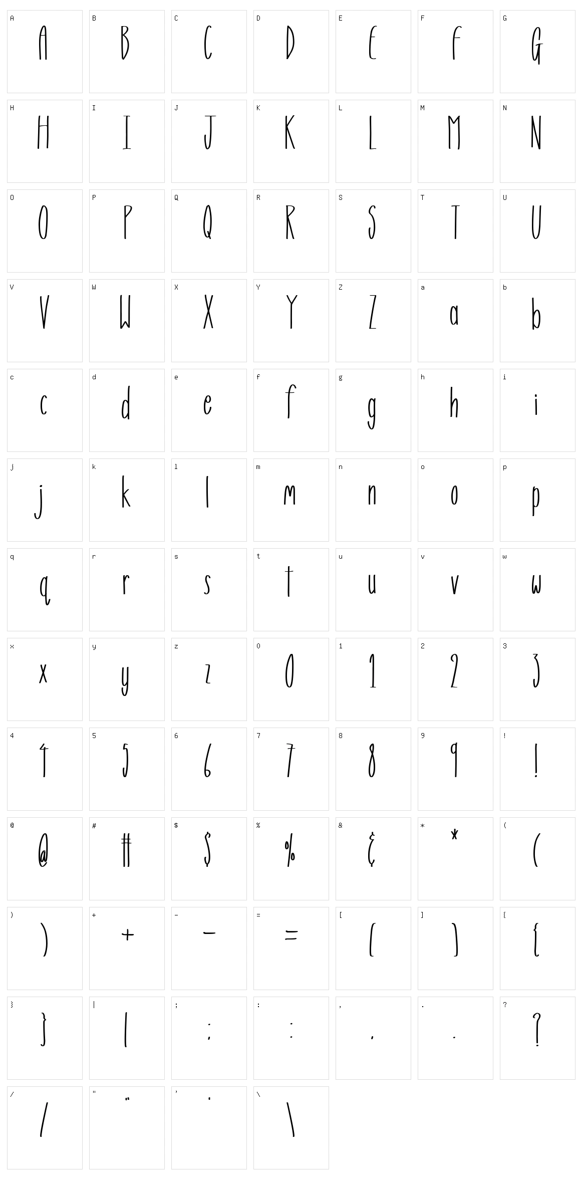 Gospel Message Character Set