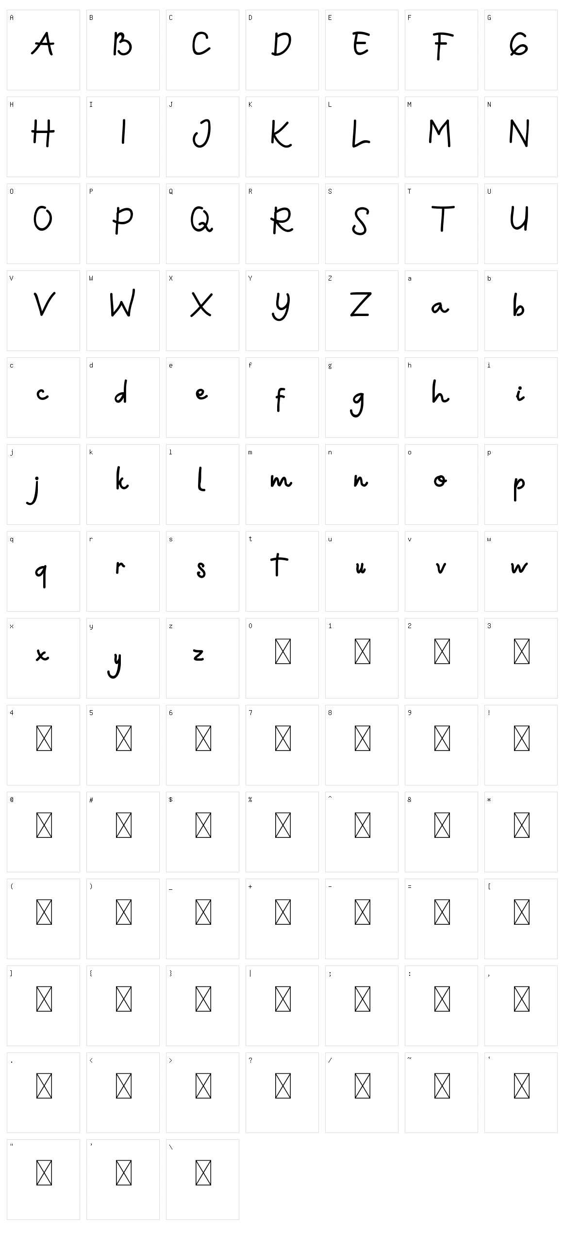 Green Aila Character Set