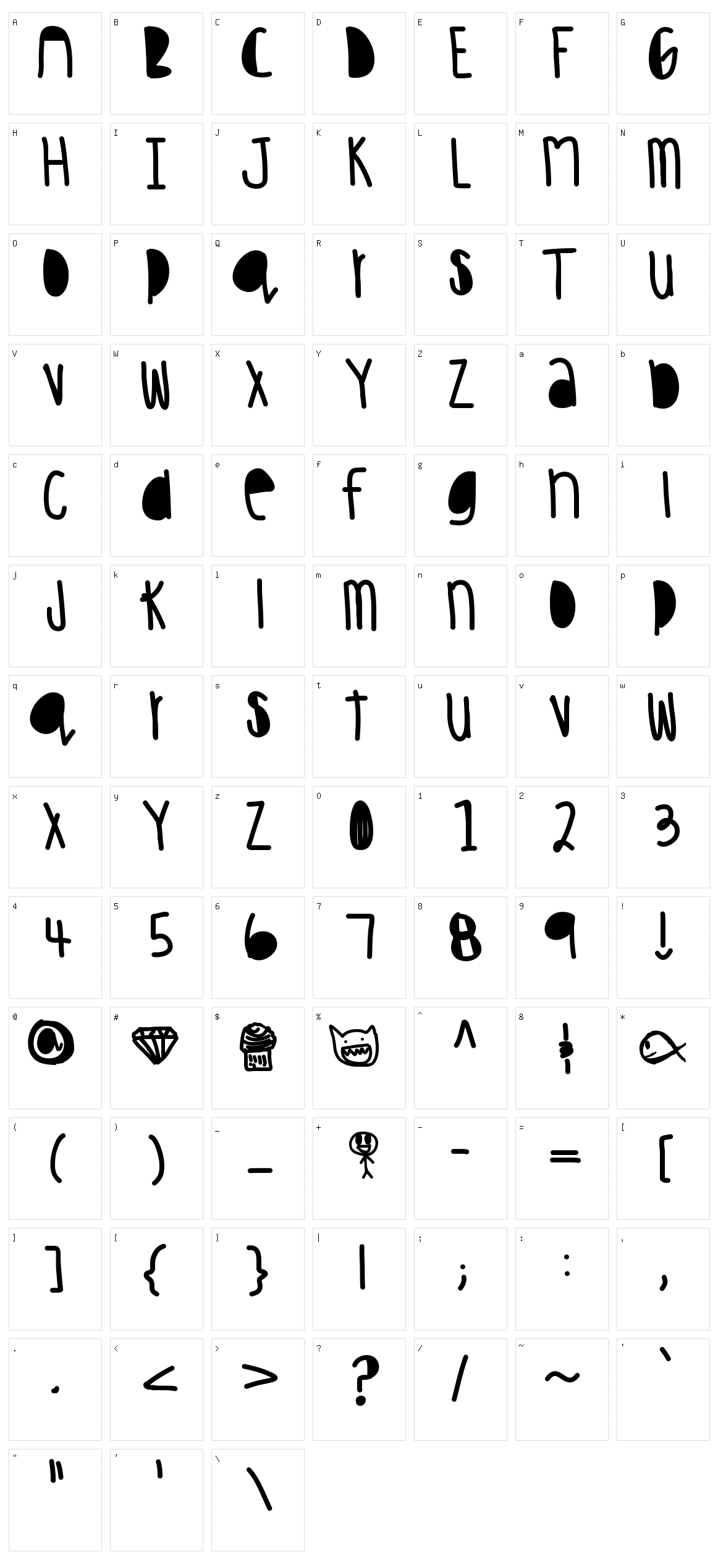 Hakuna Matata Character Set