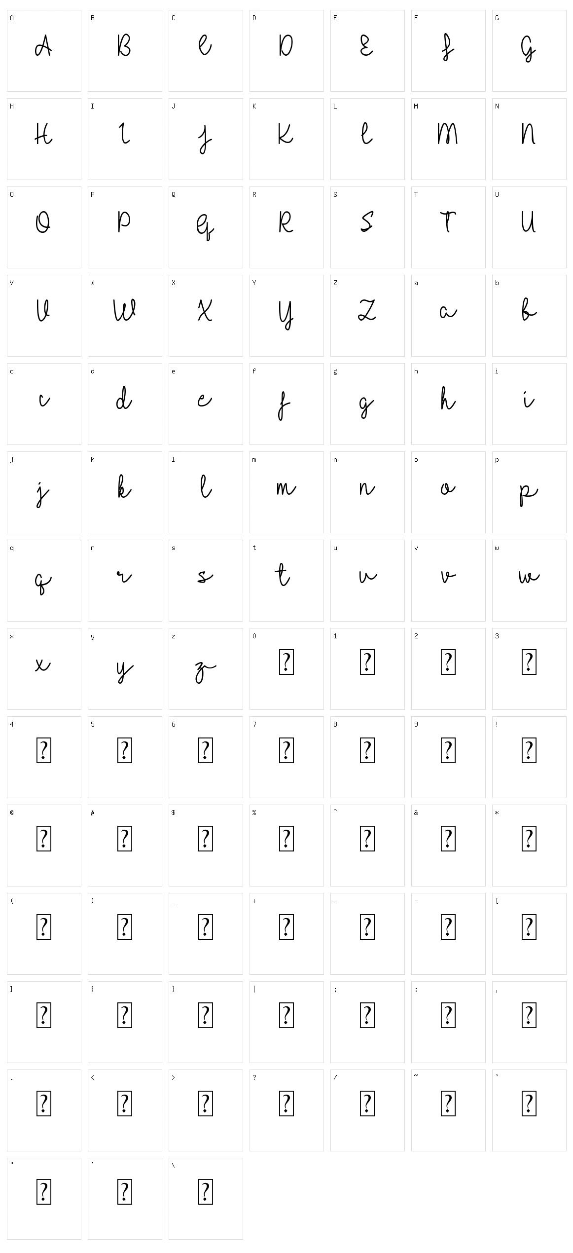 Halilintar Character Set