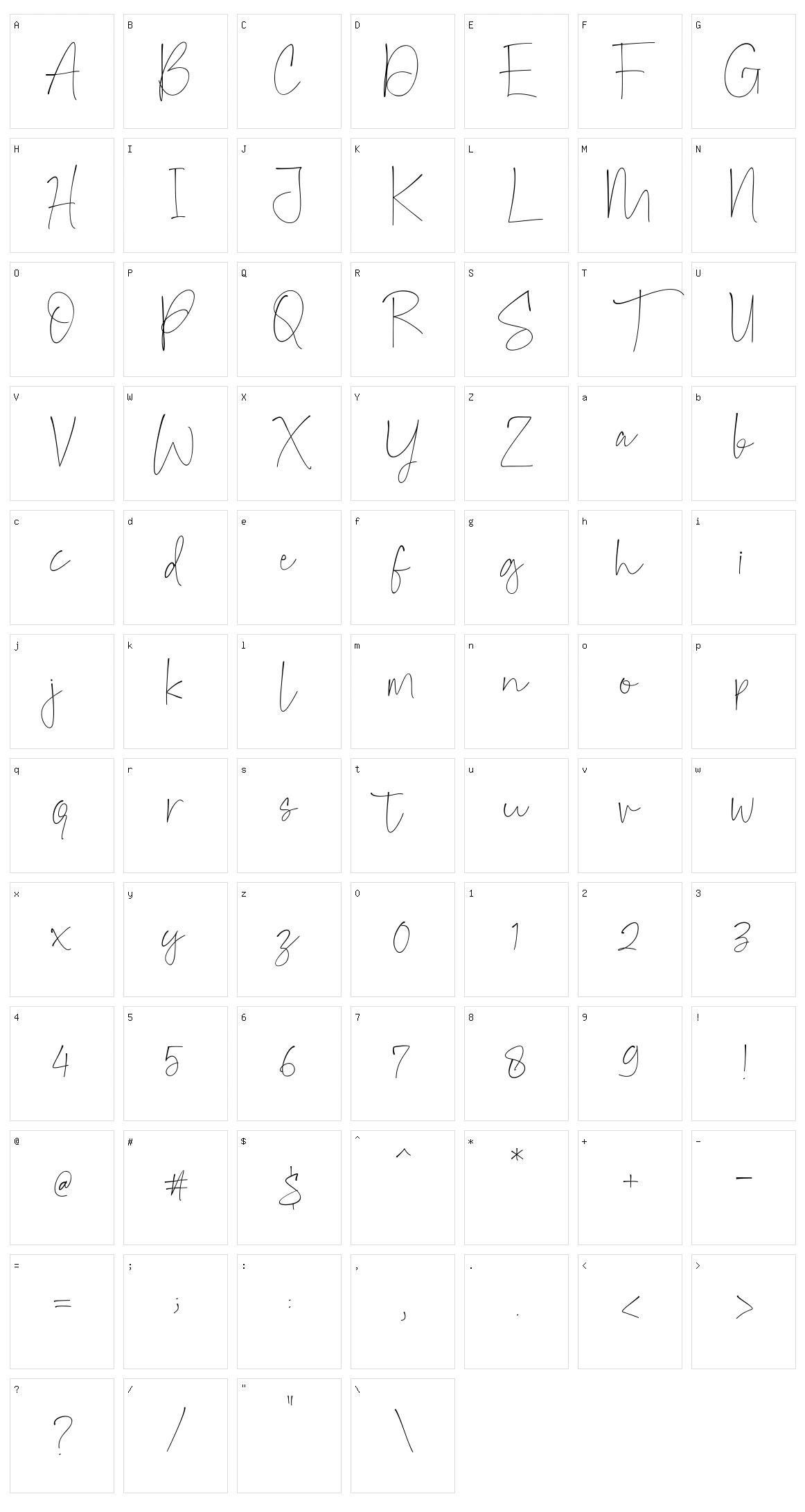Halimpu Character Set