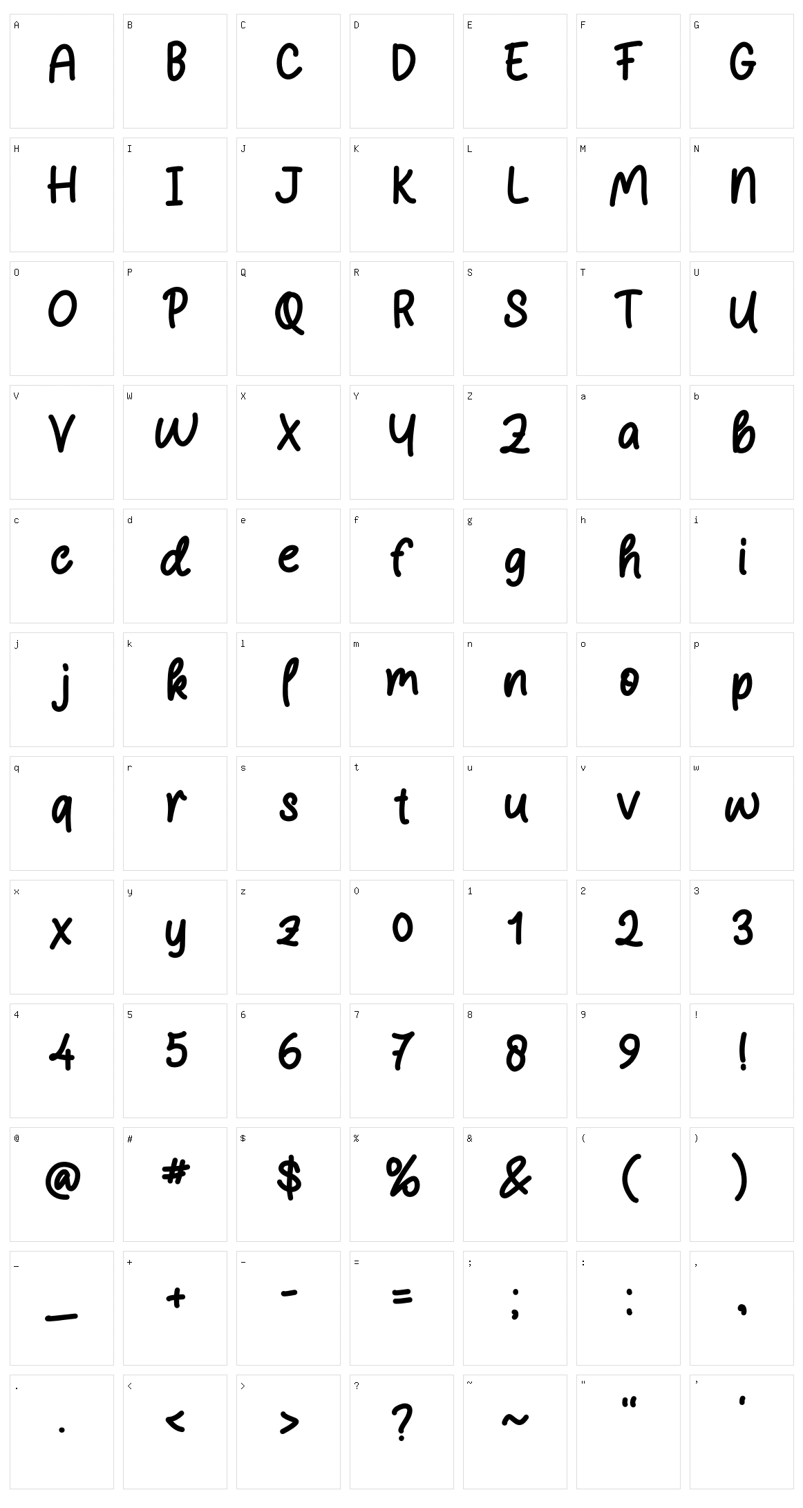 Handkids Character Set