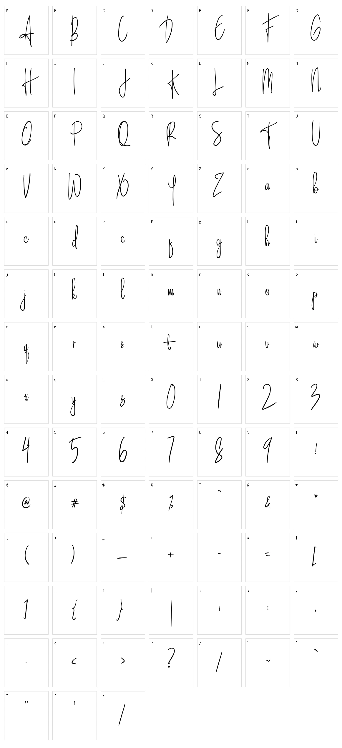 Handle Character Set