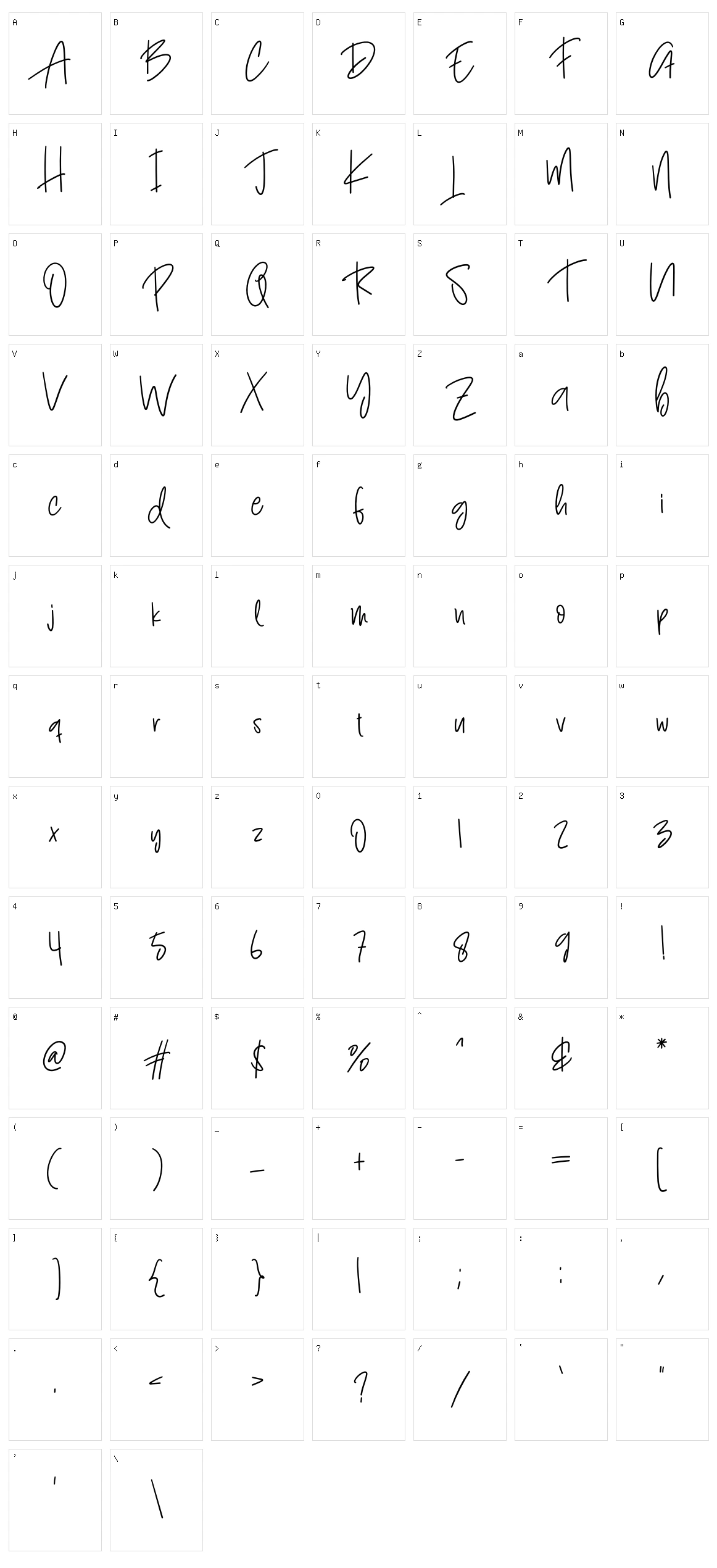 Handmade School Character Set