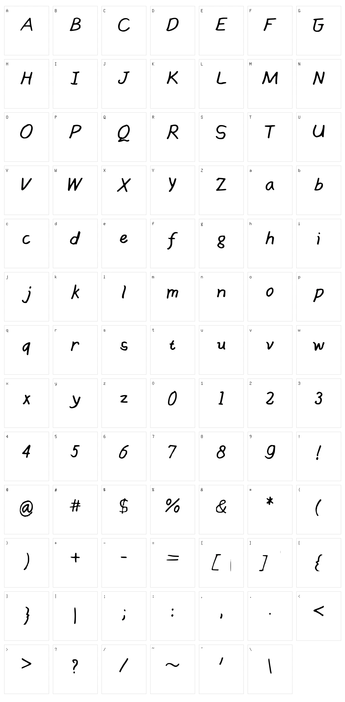 Hands Of Mumu Character Set
