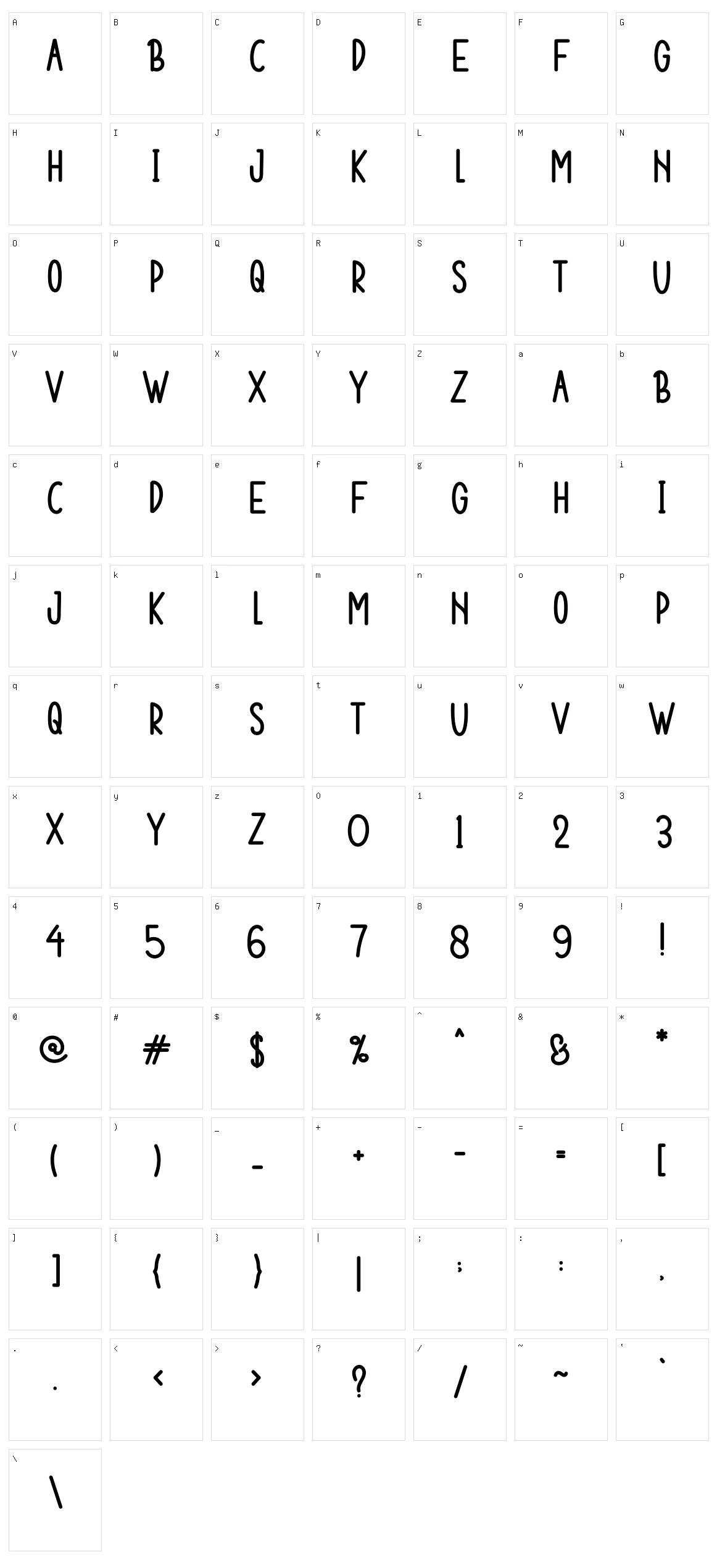 Happy Doodle Character Set