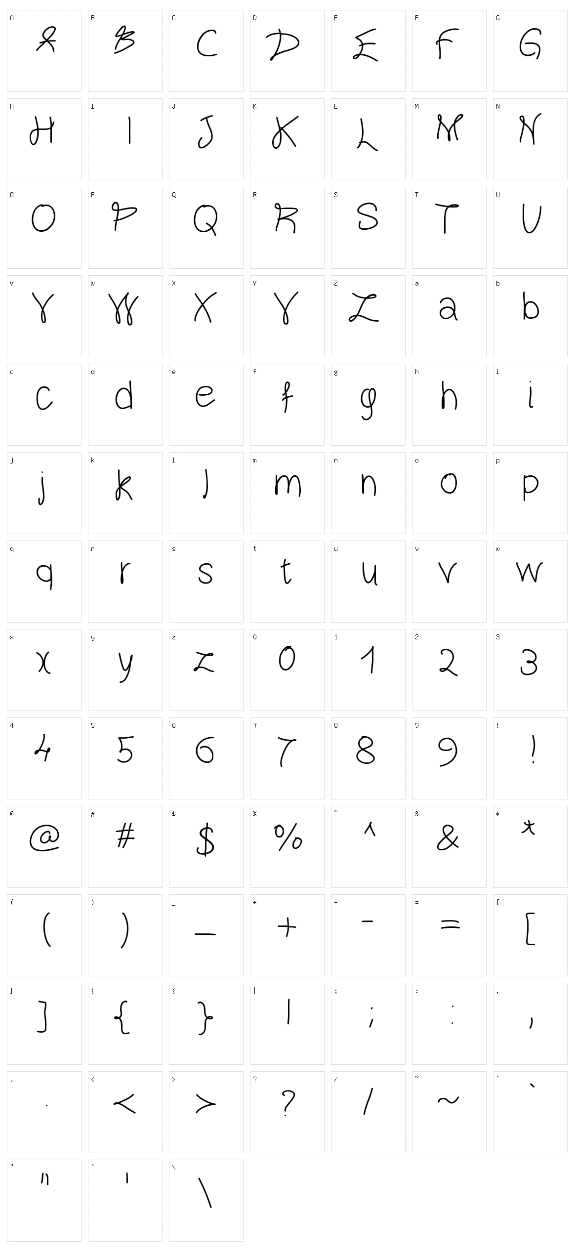 Happy New Year Character Set
