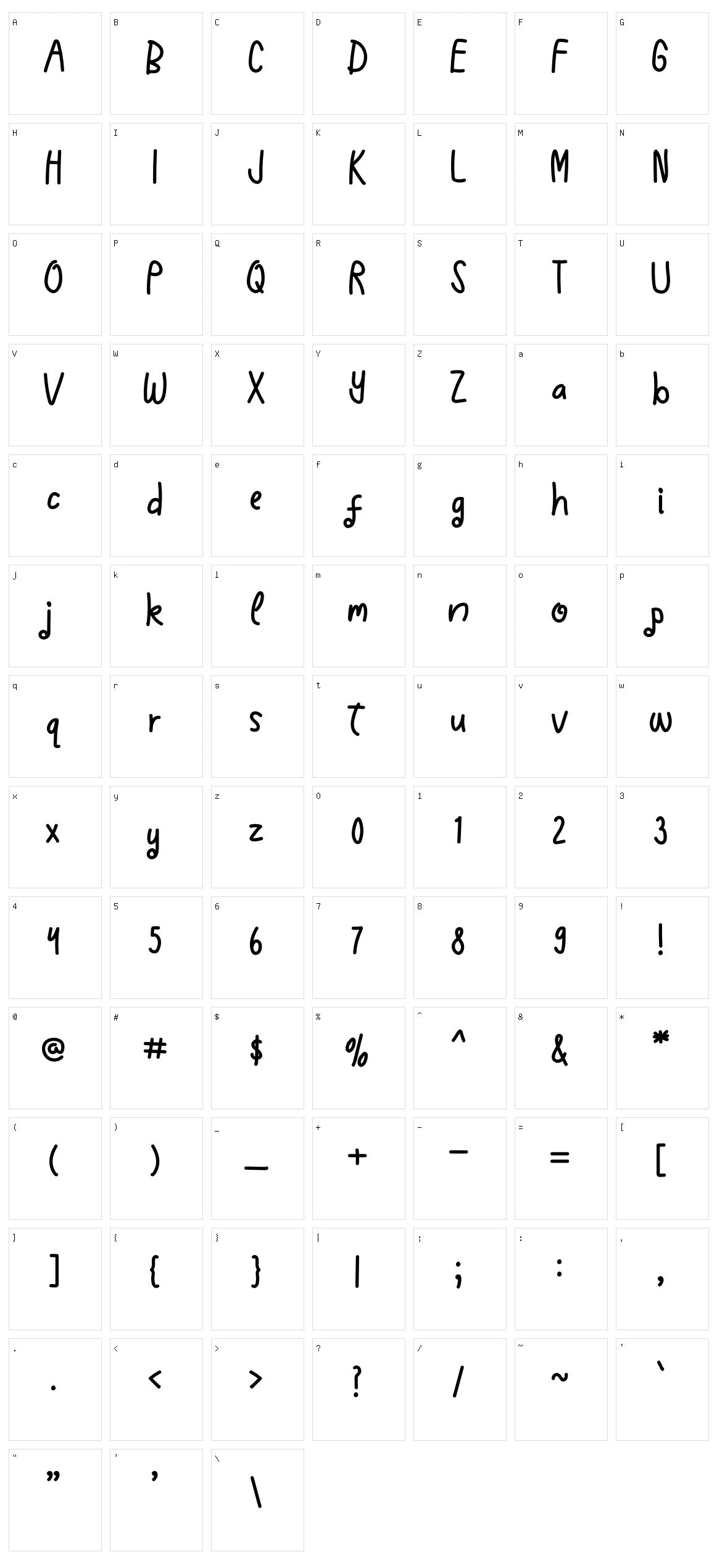 Hastalavida Character Set