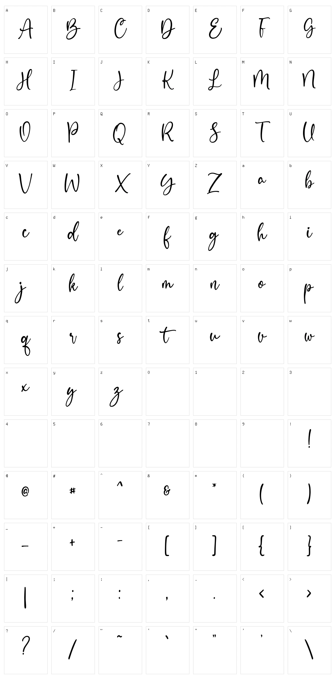 Heart Breath Character Set