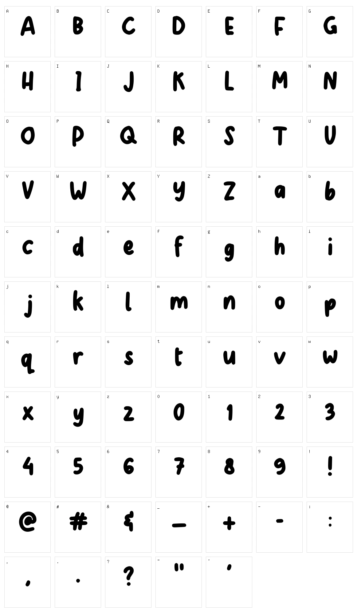 Helium Character Set