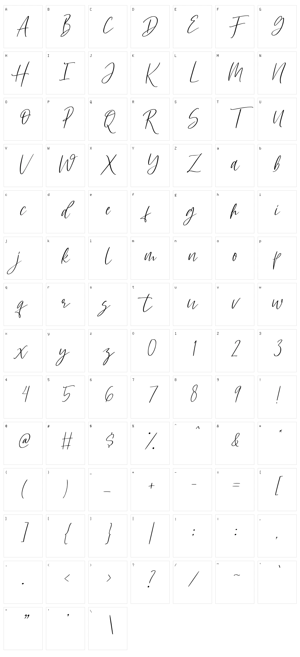 Hellena Character Set