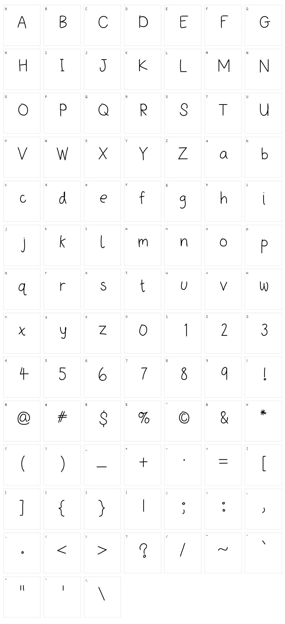 Hello Be My Pen Pal Character Set