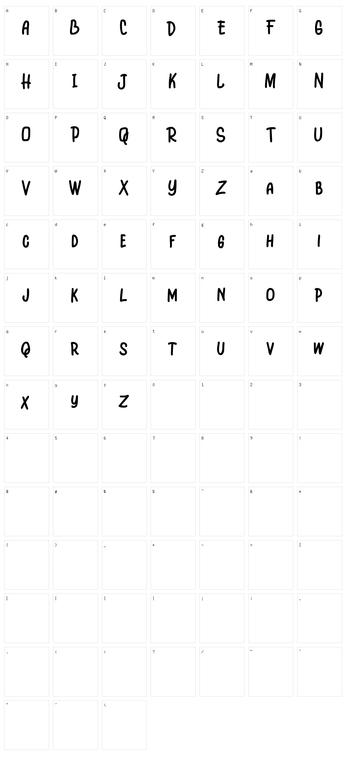 Hello Day Character Set