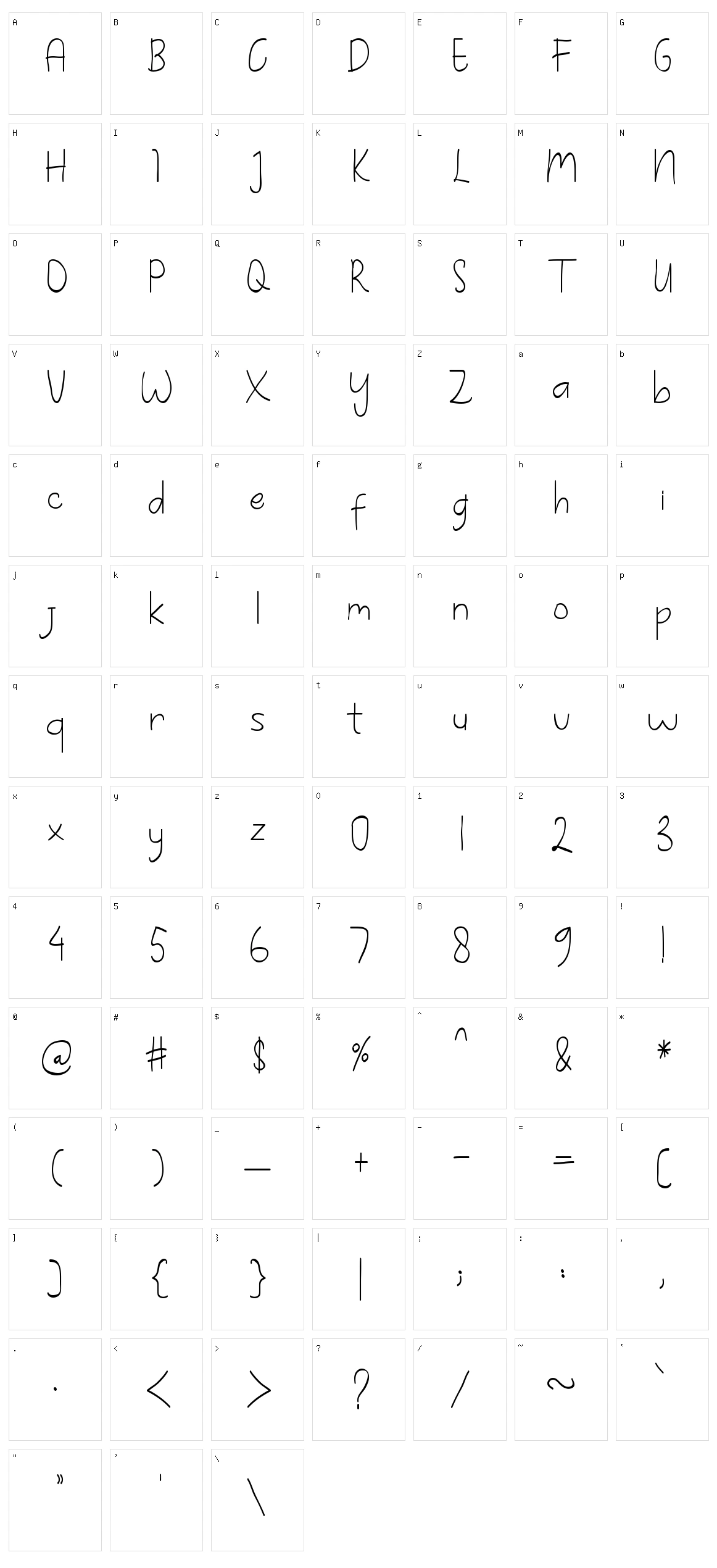 Hello Fortune Character Set