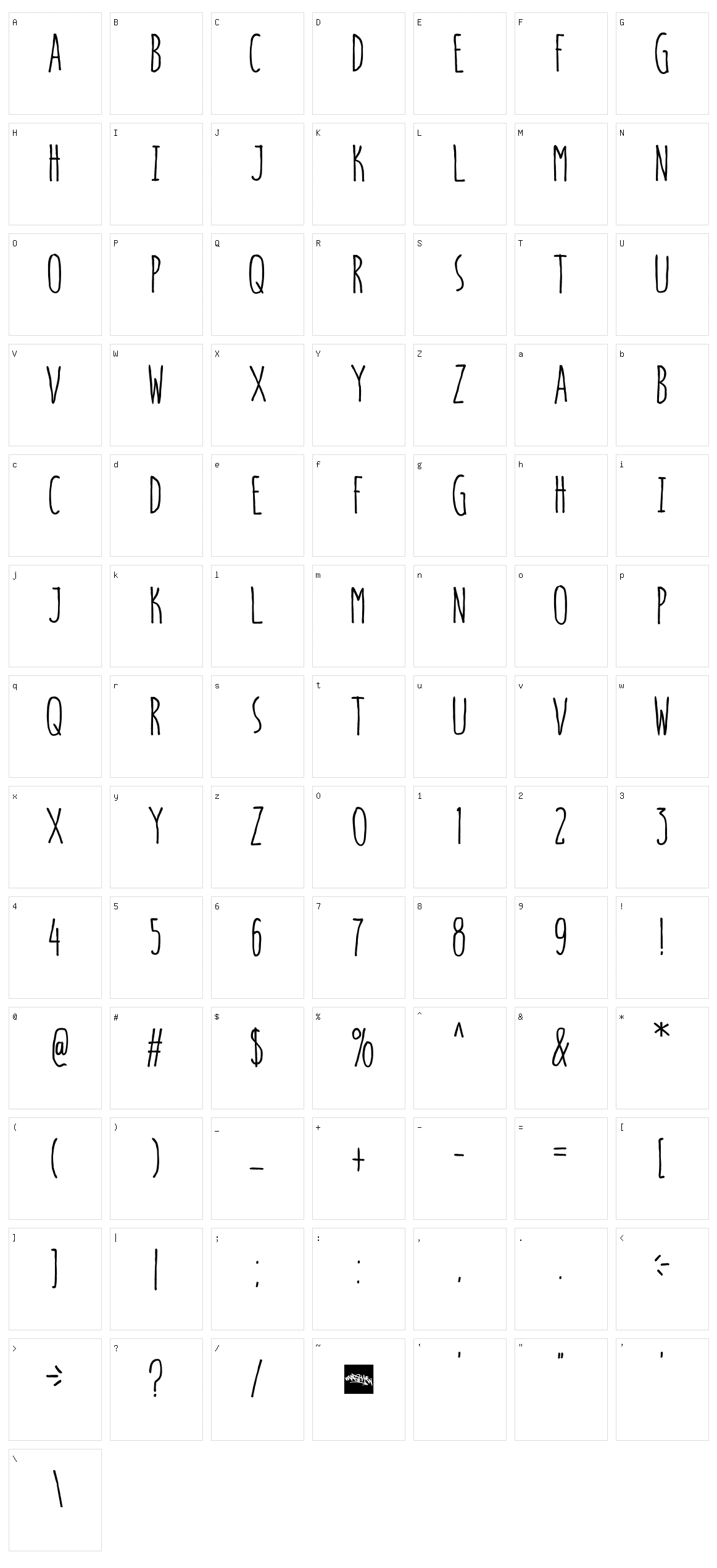Hello Goodbye Character Set