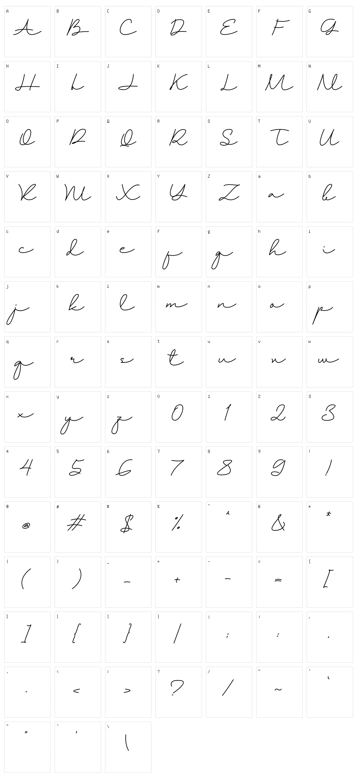Helmord Character Set