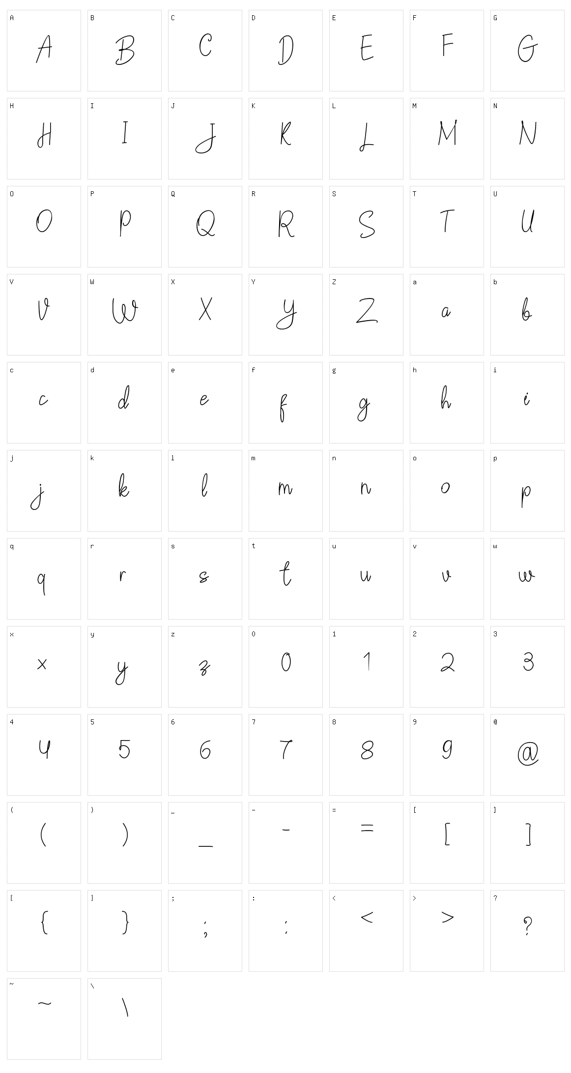 Helsinki Character Set