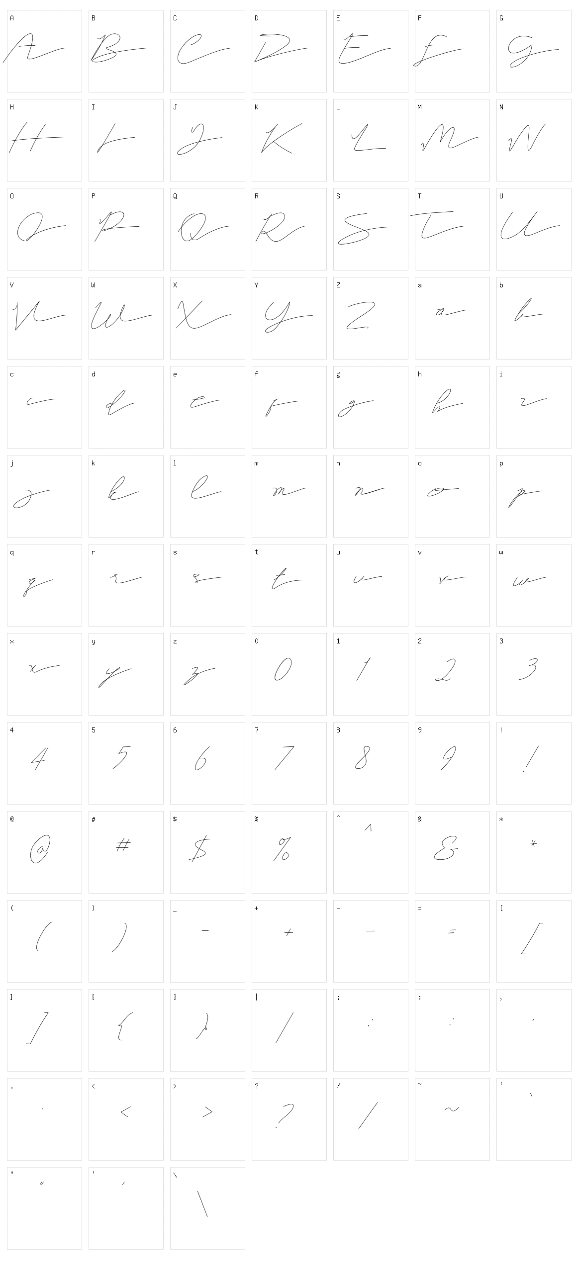 Helsinki Character Set